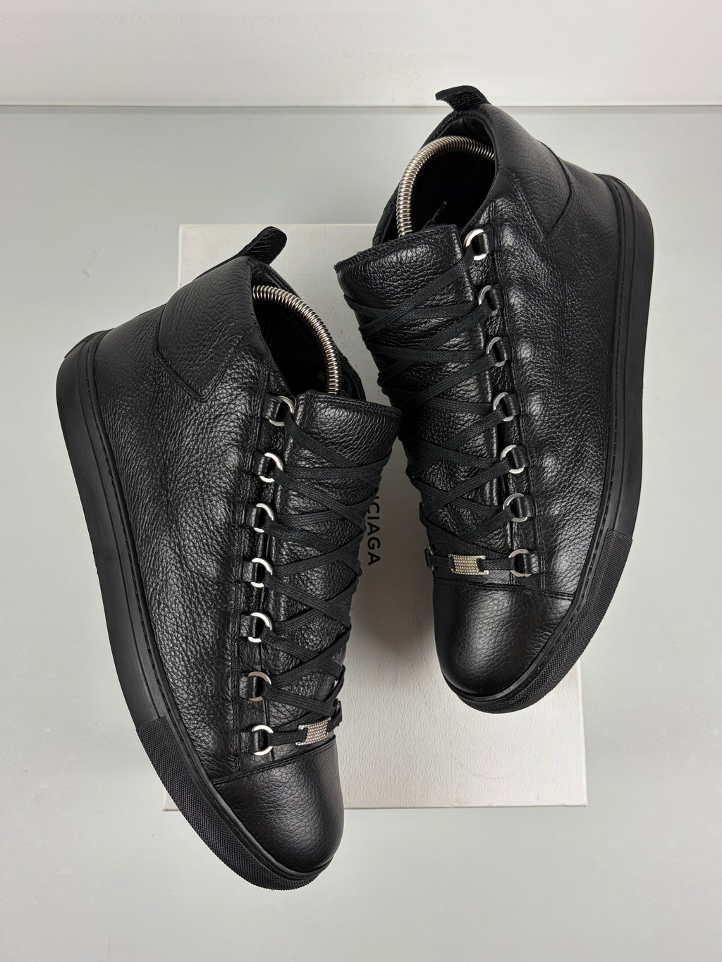Balenciaga arena high tops - eu 45 / us 12 - black
