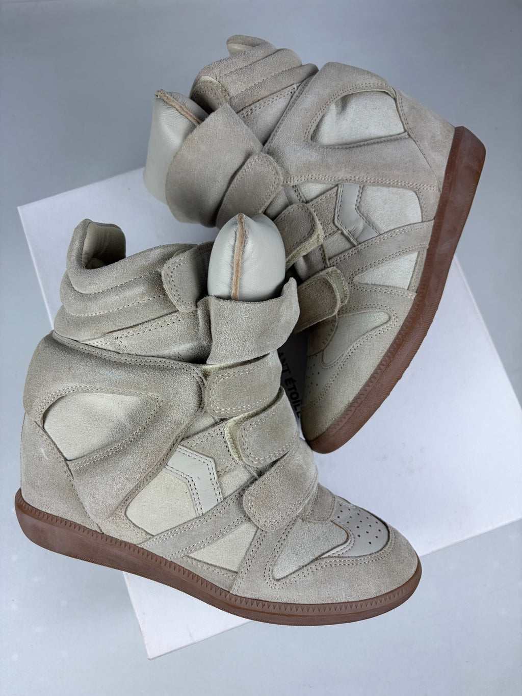 Isabel Marant Bekett wedge sneakers -  size - eu 37 / us 7 / uk 4