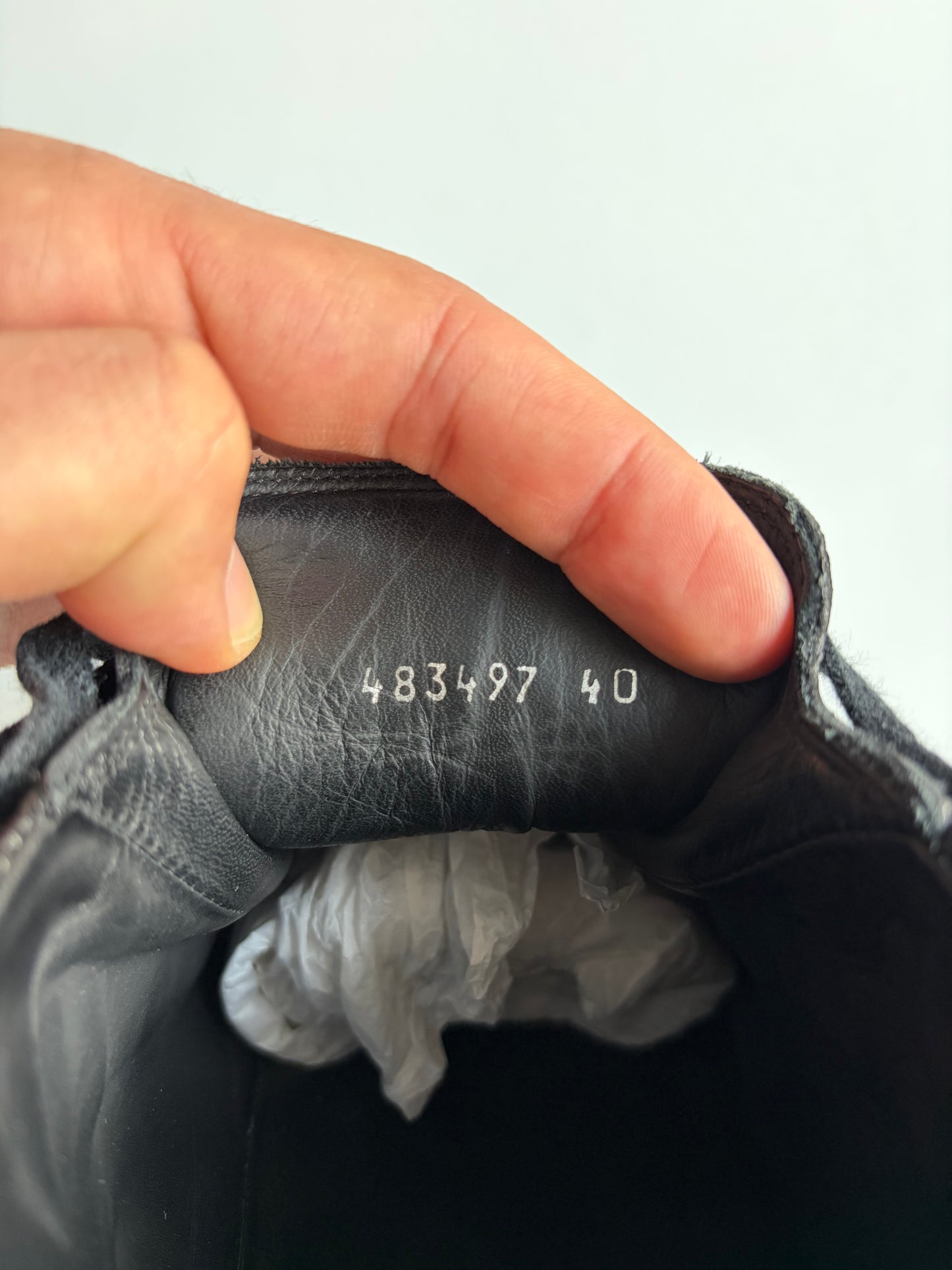 Balenciaga arena high tops - eu 40 - black