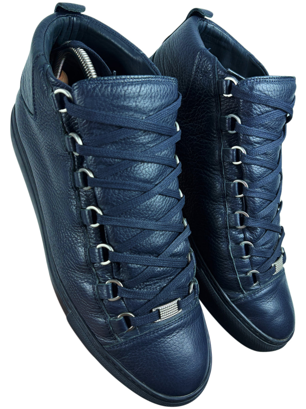 Balenciaga arena high tops - eu 43 / us 10 - navy blue