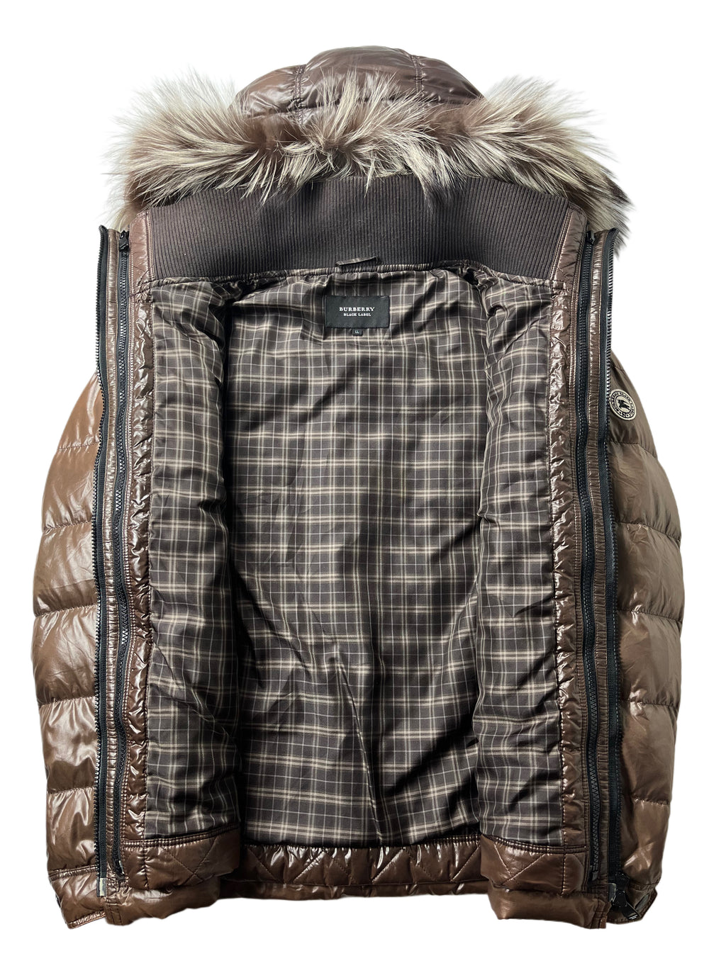 00’s BURBERRY made in Japan 2 in 1 down jacket (L/LL) - brown