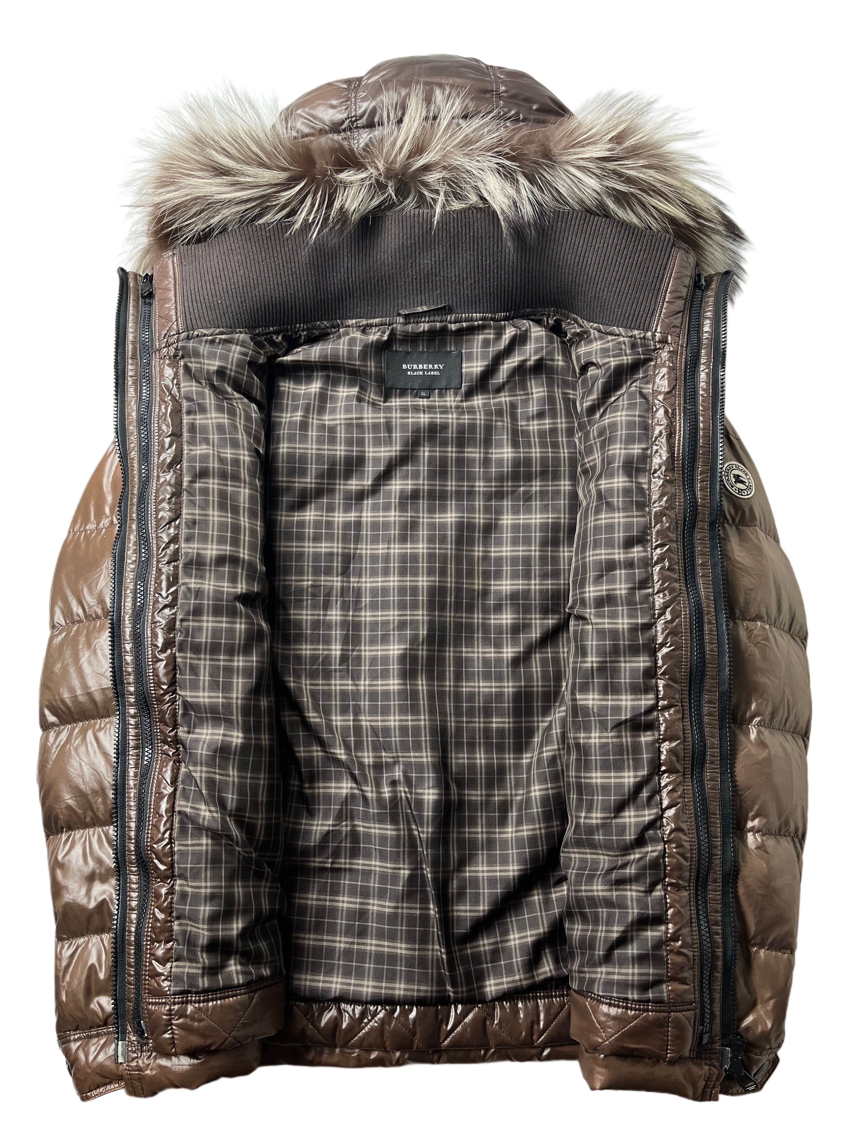 00’s BURBERRY made in Japan 2 in 1 down jacket (L/LL) - brown