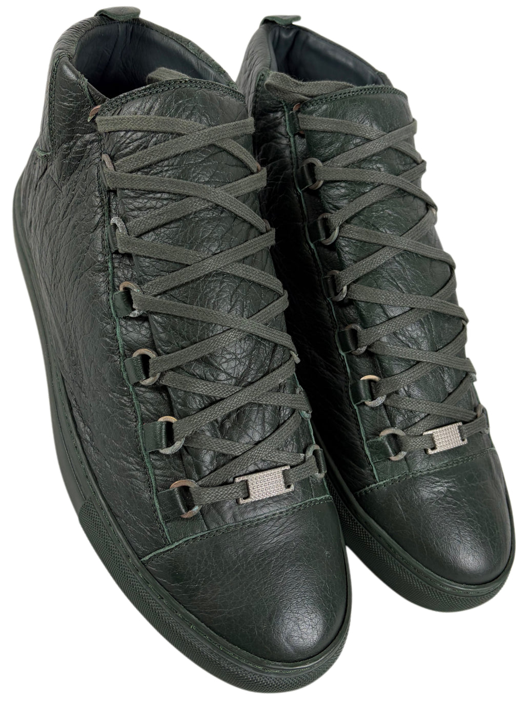 Balenciaga arena high tops - eu 44 - green