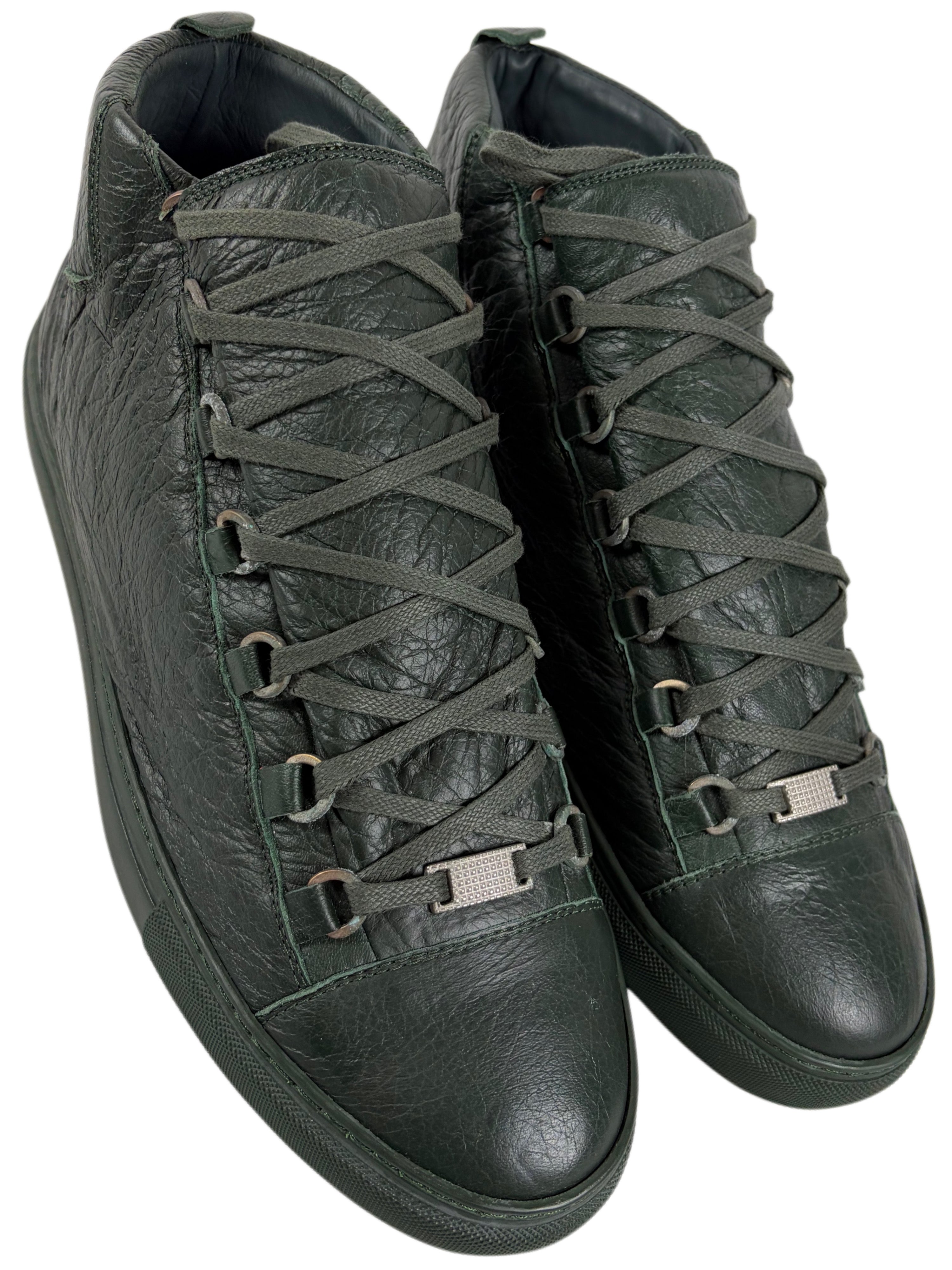 Balenciaga arena high tops - eu 44 - green