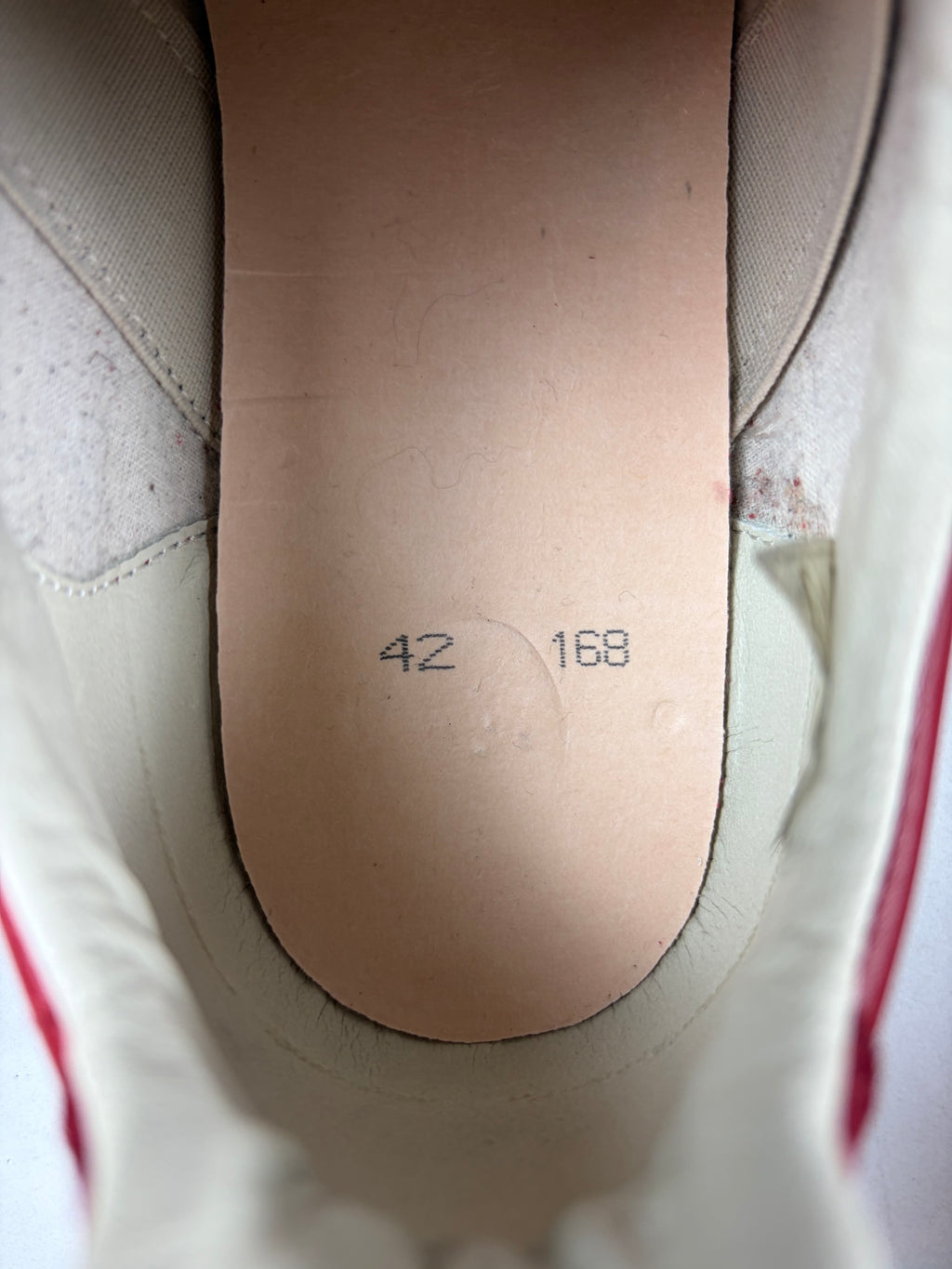 Maison Margiela Replica Red low gats - eu 42 / us 9 / uk 8 - red