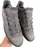 Balenciaga arena suede low - eu 43 / us 10 - grey