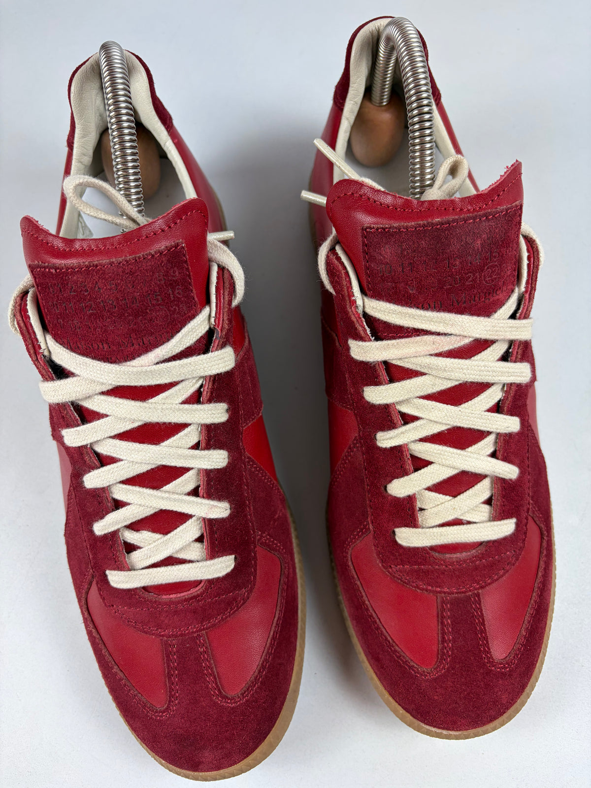 Maison Margiela Replica Red low gats - eu 42 / us 9 / uk 8 - red