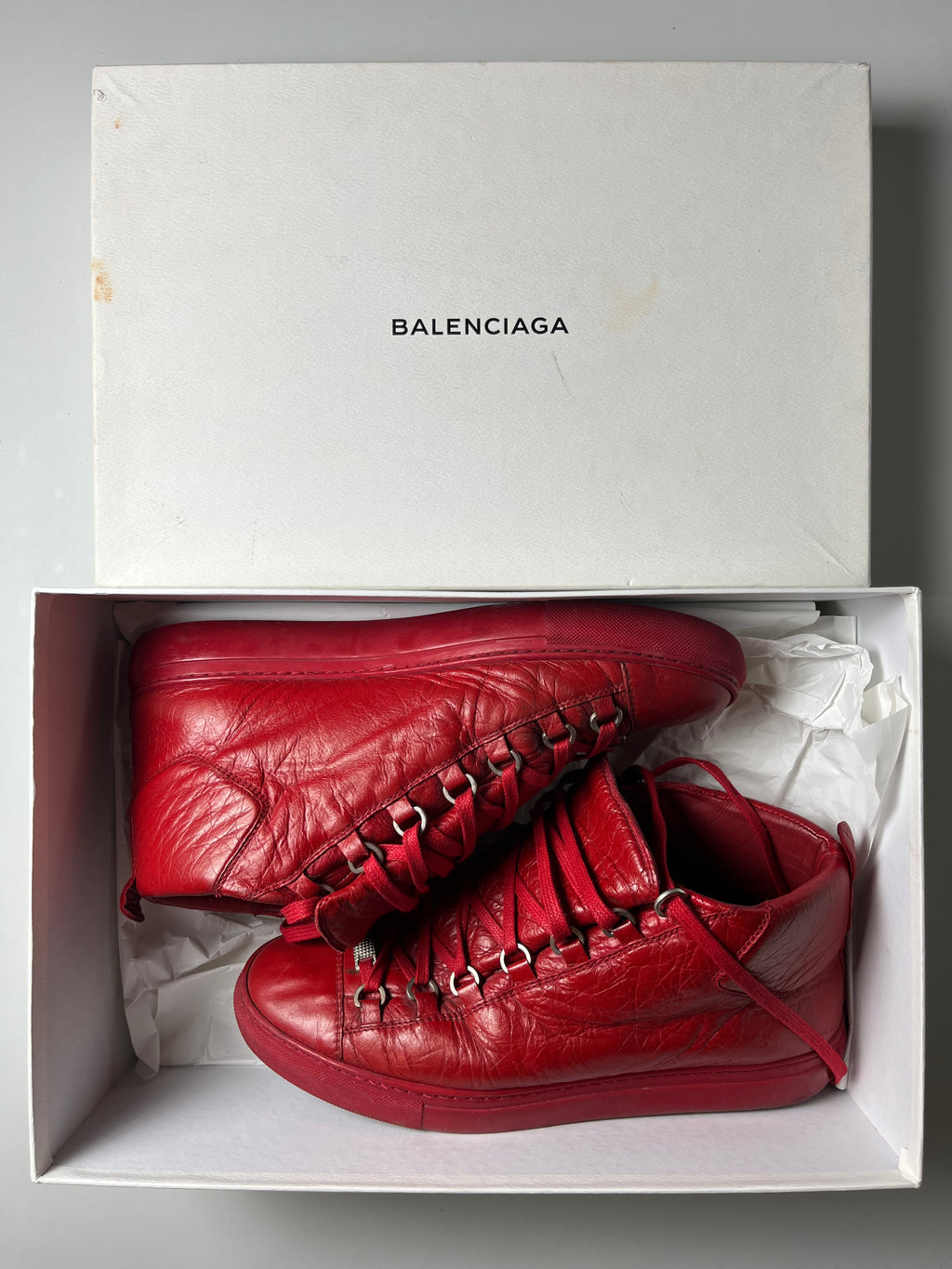 Balenciaga arena high top - Eu 41 - red