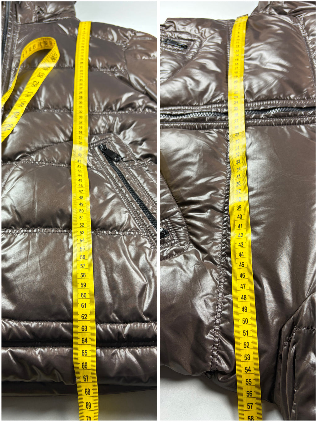 00’s BURBERRY Black Label 2 in 1 real fur down jacket (LL) - brown