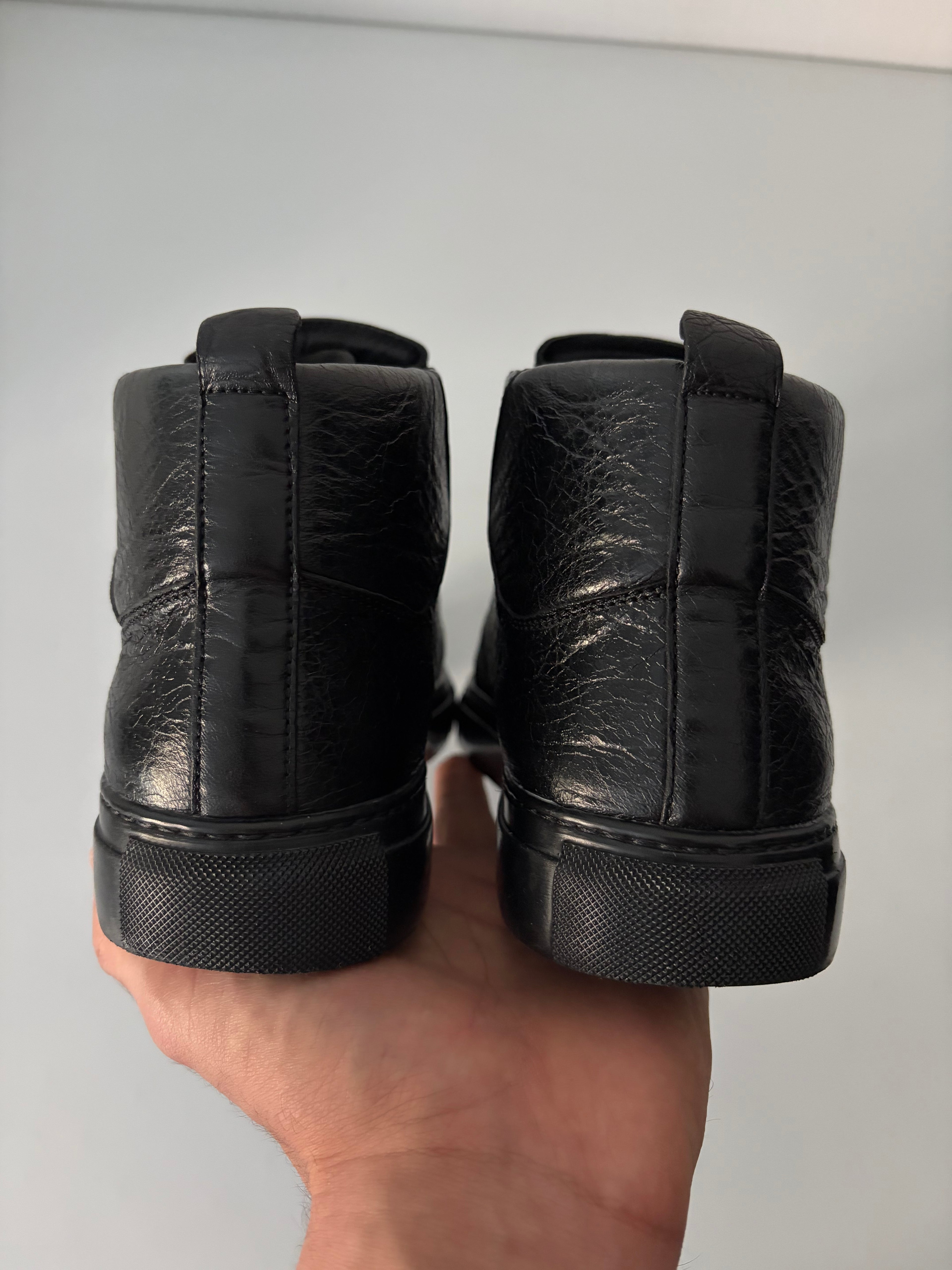 Balenciaga arena black high tops - eu 41 - black