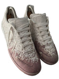 Maison Margiela pink paint splatter - Eu 41 - white & pink