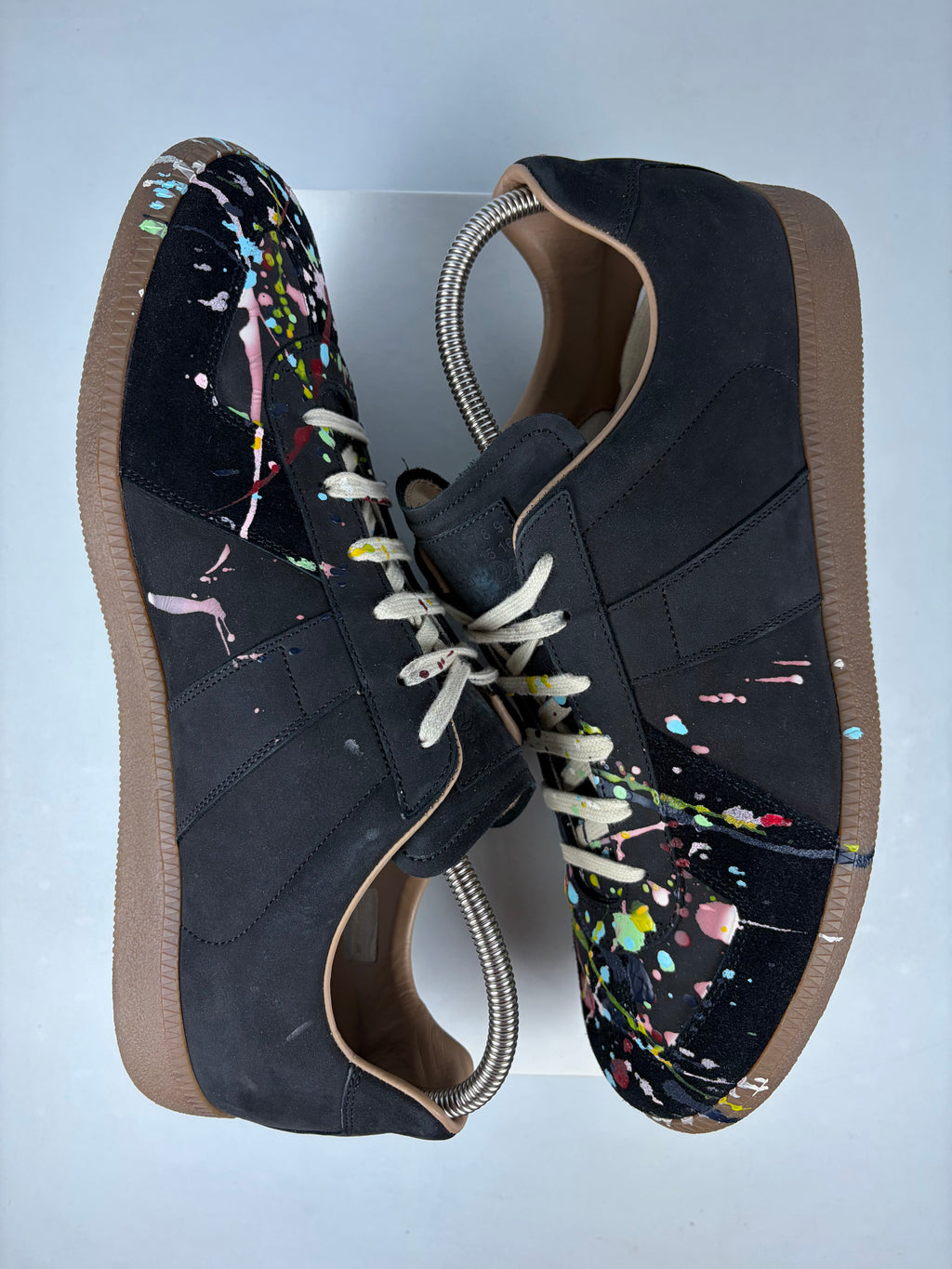 Maison Margiela Replica ‘Black Paintsplatter’ - eu 46 / us 13 / uk 12