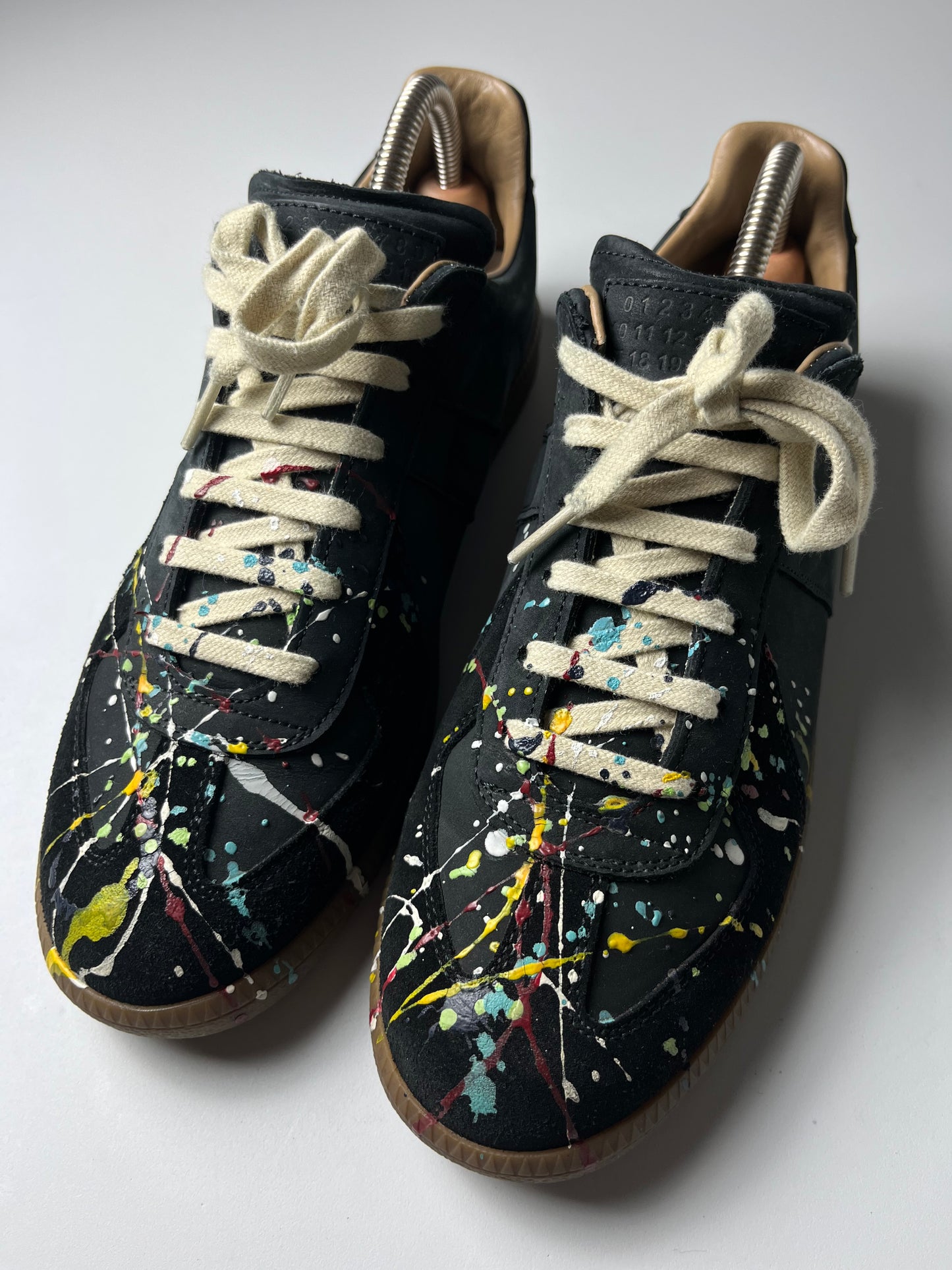 Maison Margiela paint splatter gats - EU 41 - black