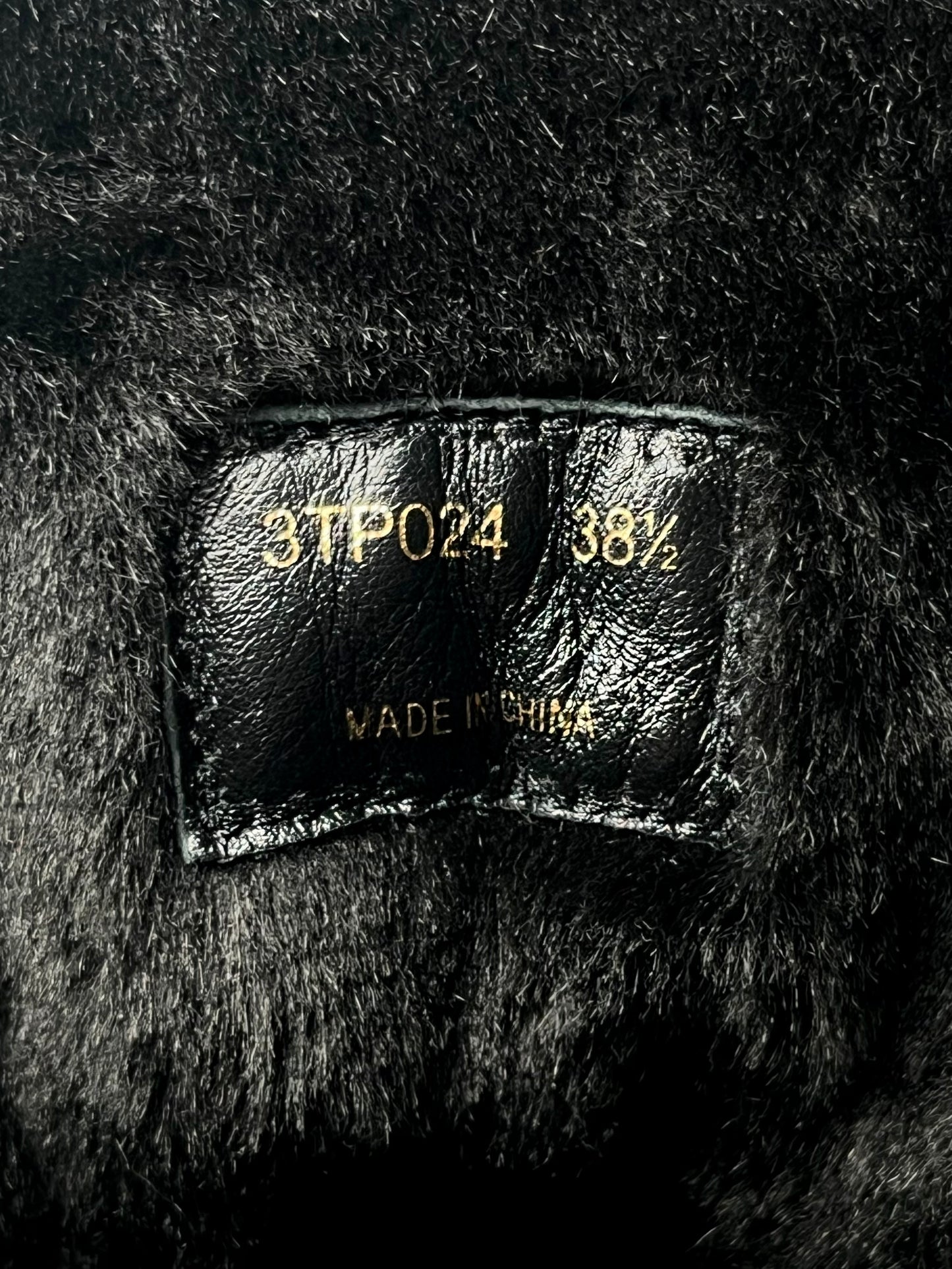 00’s PRADA suede & fur high boots - EU 38.5 - black