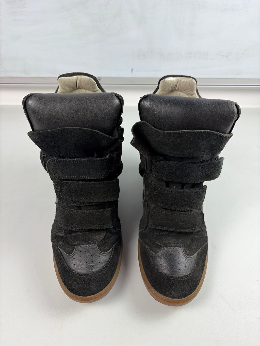 Isabel Marant Bekett wedge sneakers - eu 40 - black