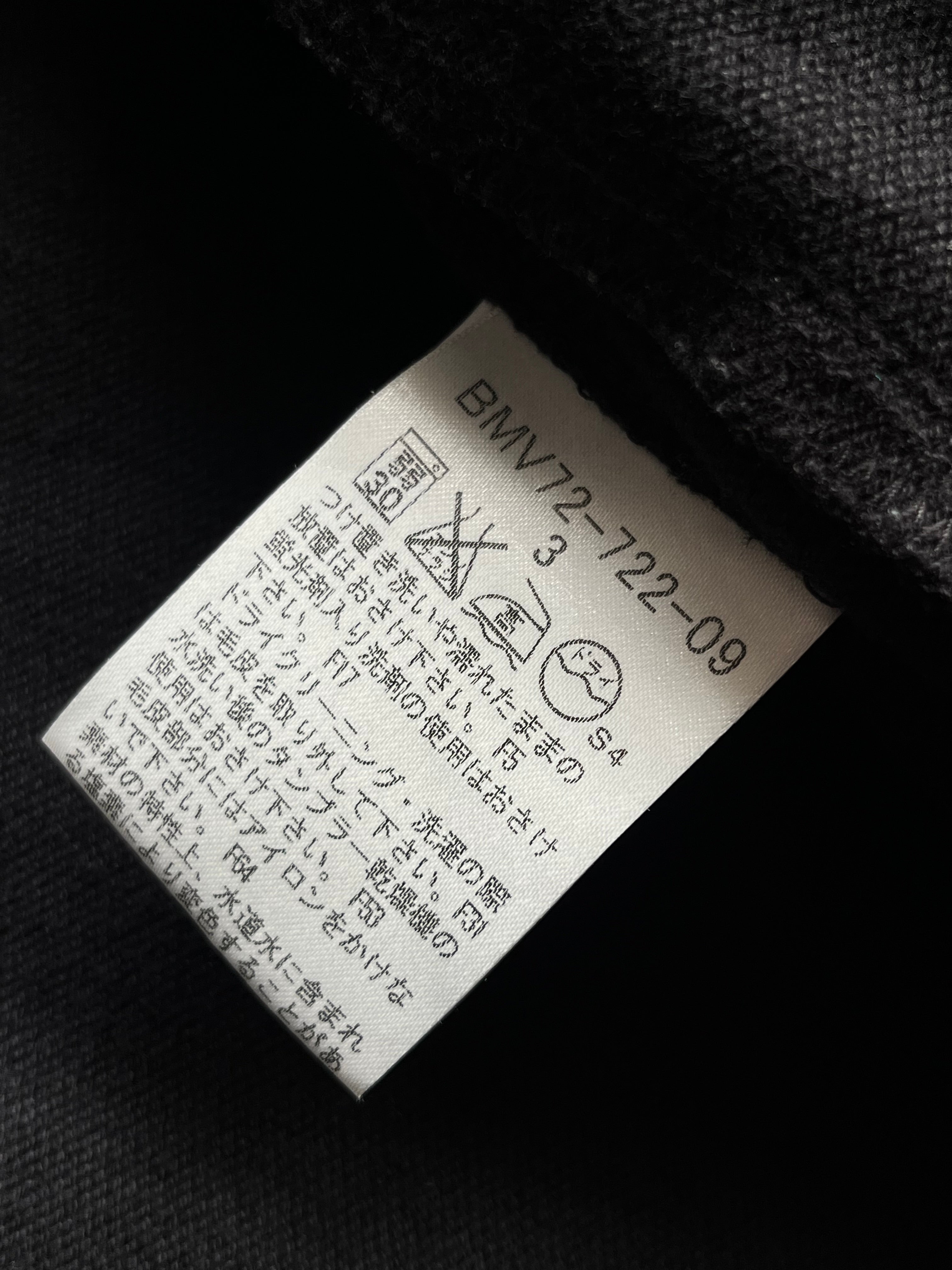 00’s BURBERRY made in Japan real rabbit fur zip up hoodie (L)