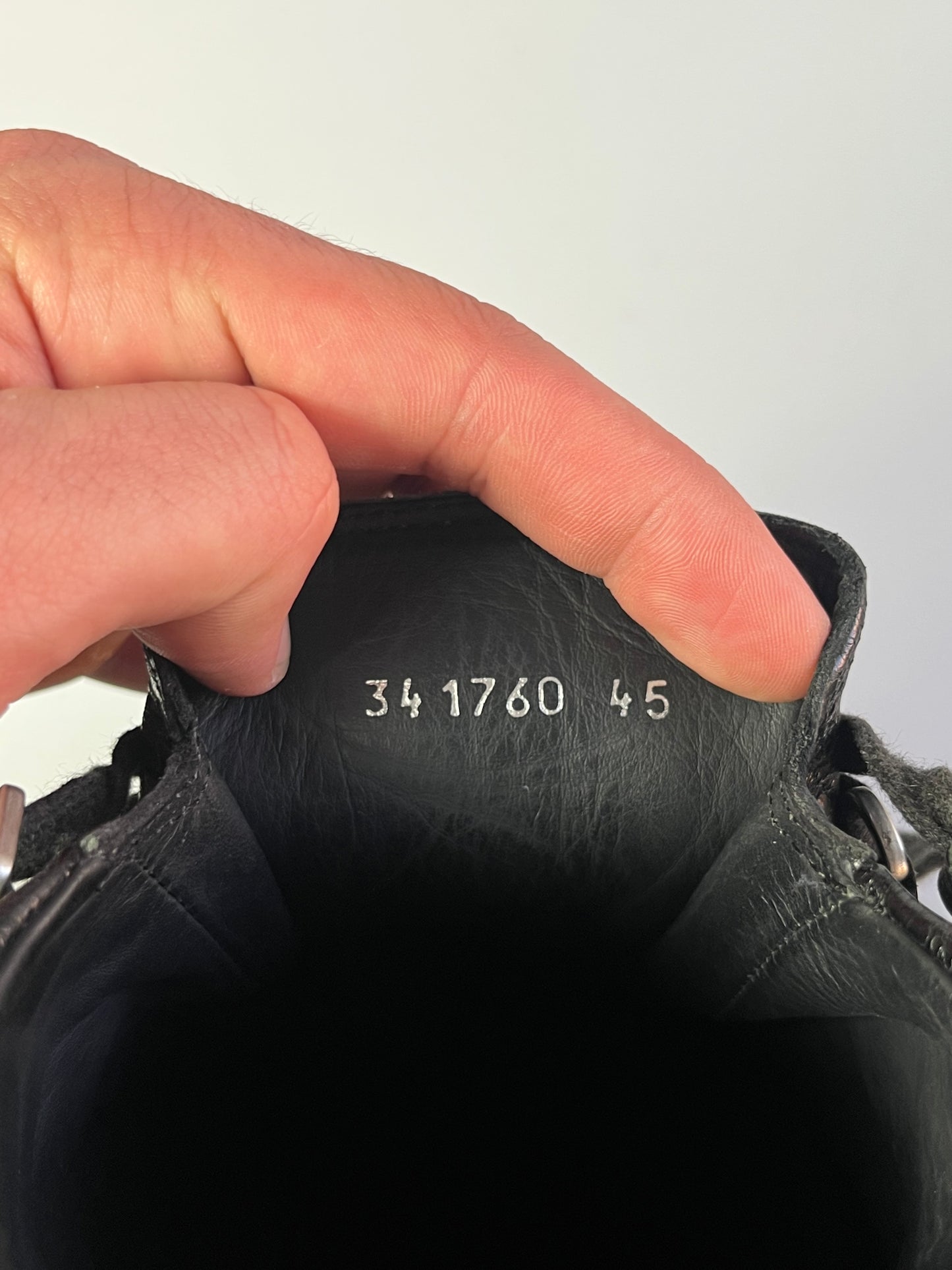 Balenciaga arena high tops - eu 45 - black