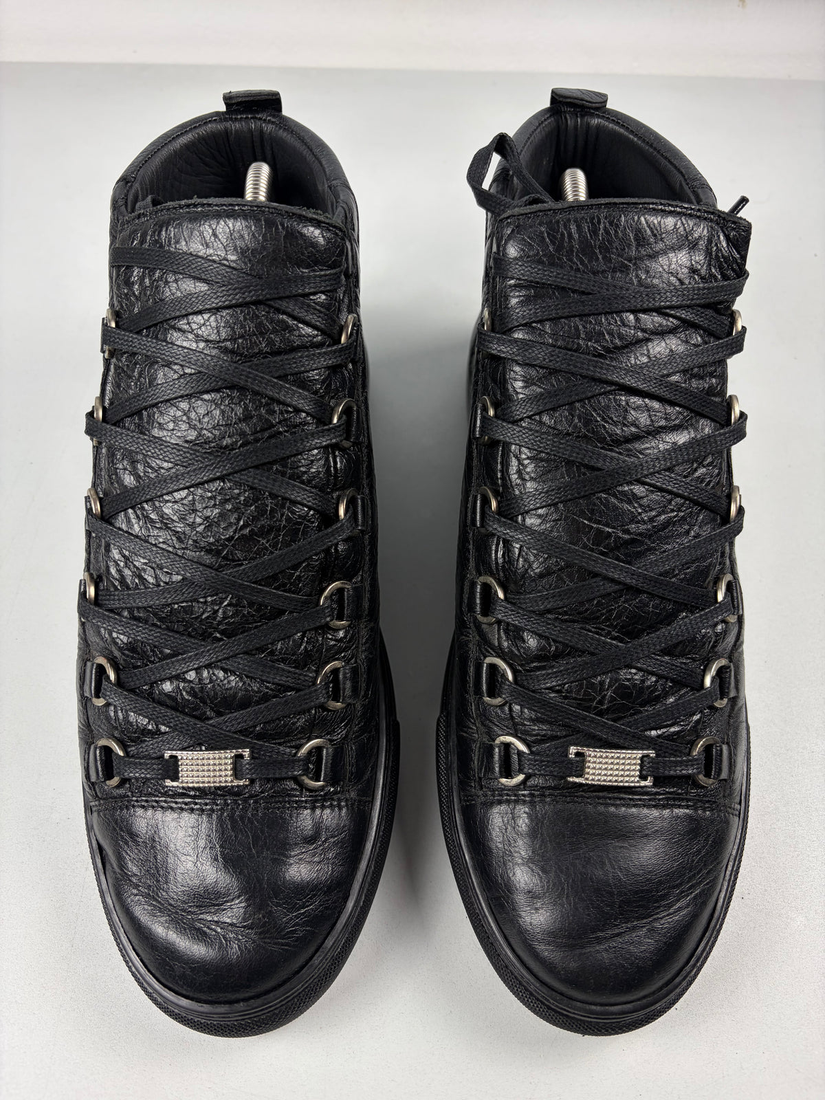 Balenciaga arena high tops - eu 42 / us 9 / uk 8 - black