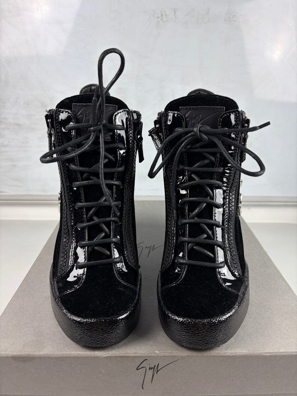 Giuseppe Zanotti ‘Cruel’ wedge sneakers - eu 41 / us 11