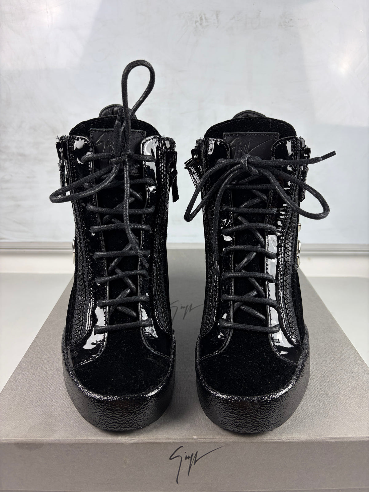 Giuseppe Zanotti ‘Cruel’ wedge sneakers - eu 41 / us 11