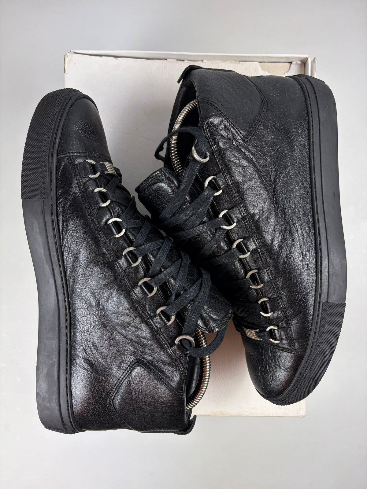 Balenciaga arena high tops - eu 41 / us 8 / uk 7.5 - black