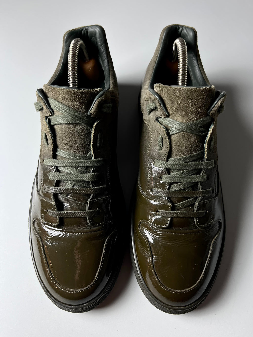 Balenciaga low Dipped Suede Leather - EU 40 - olive green
