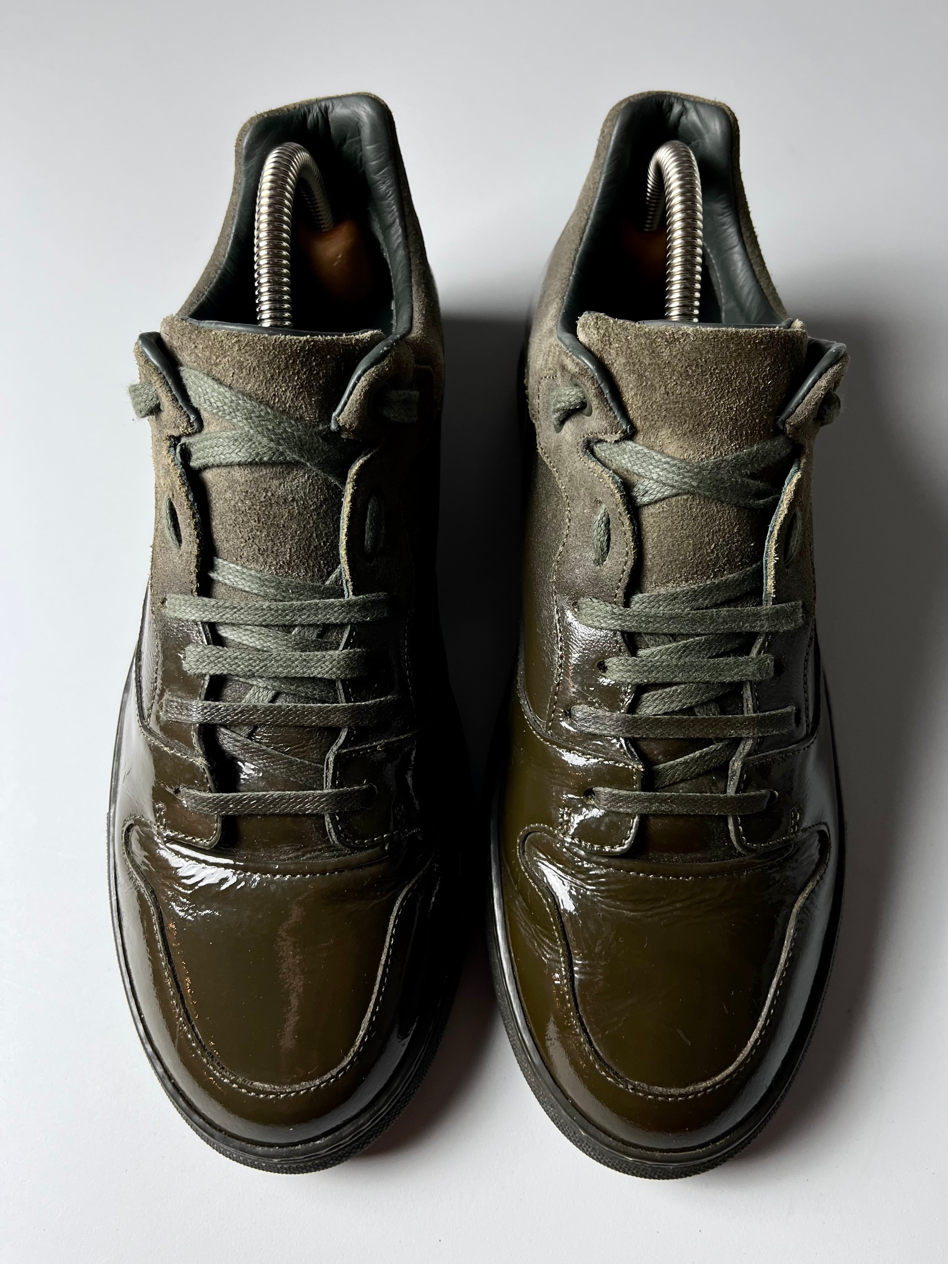 Balenciaga low Dipped Suede Leather - EU 40 - olive green