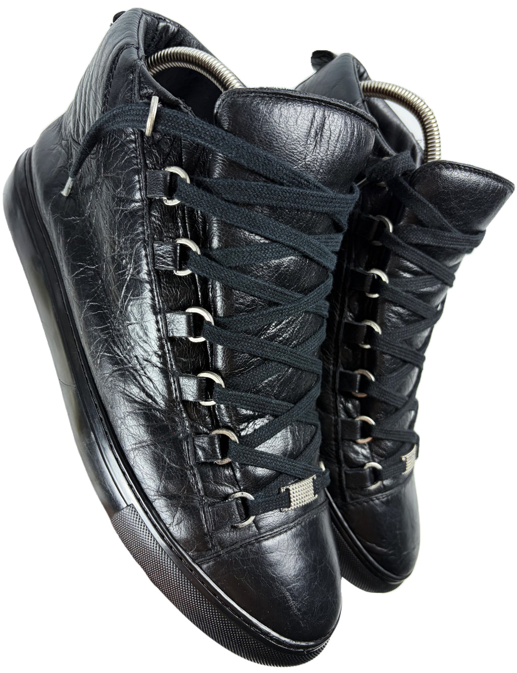 Balenciaga arena high tops - eu 43 / us 10 - black
