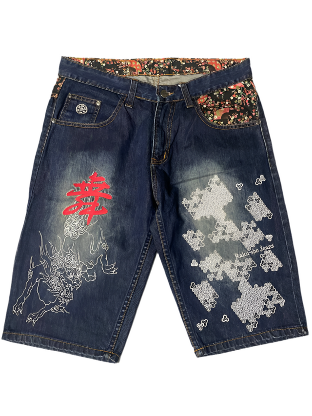 JAPANESE EMBROIDERED JORTS (34)