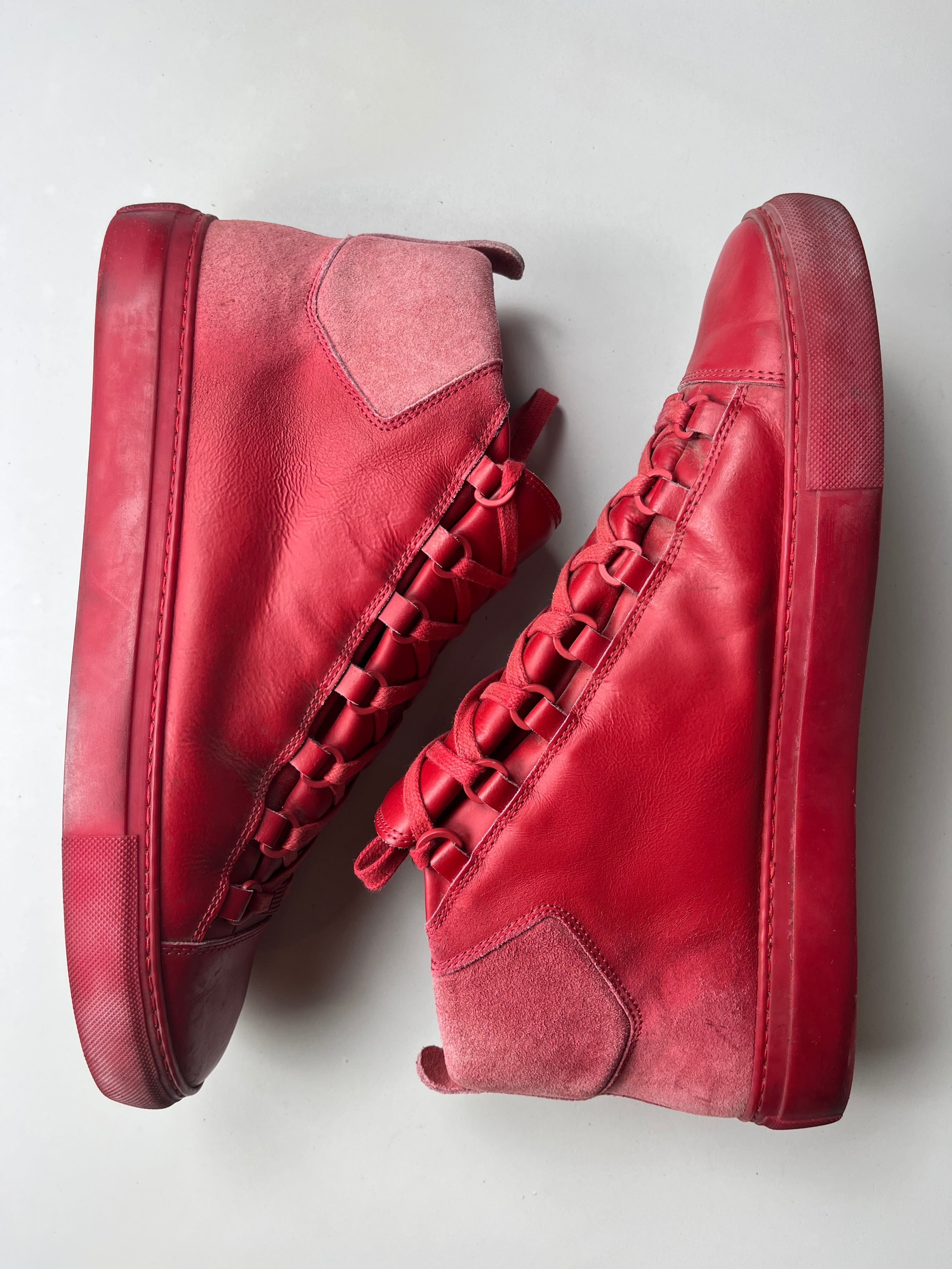 Balenciaga arena high top - Eu 43 - red