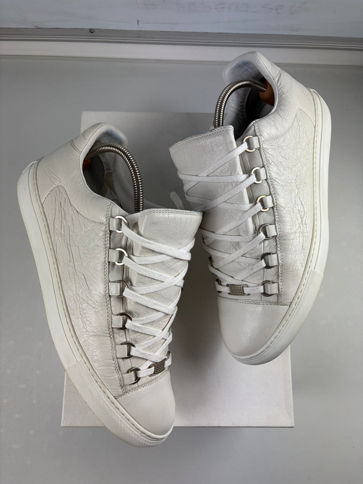 Balenciaga arena low - eu 43 / us 10 - white