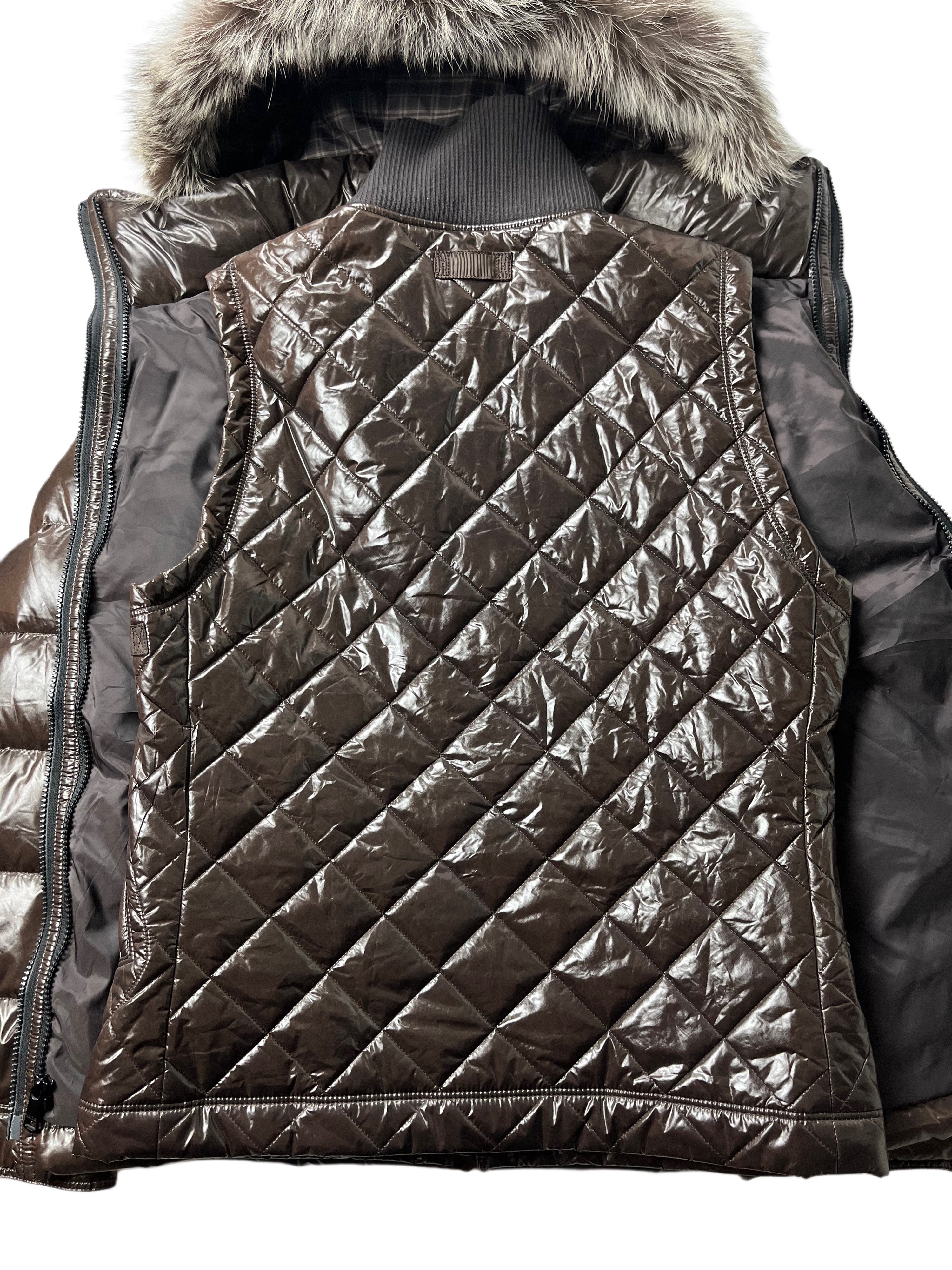 00’s BURBERRY made in Japan 2 in 1 down jacket (L/LL) - brown