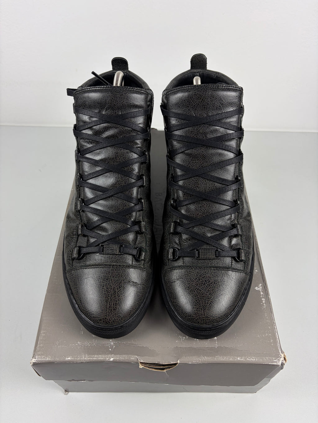 Balenciaga arena high tops - eu 44 / us 11 - brown