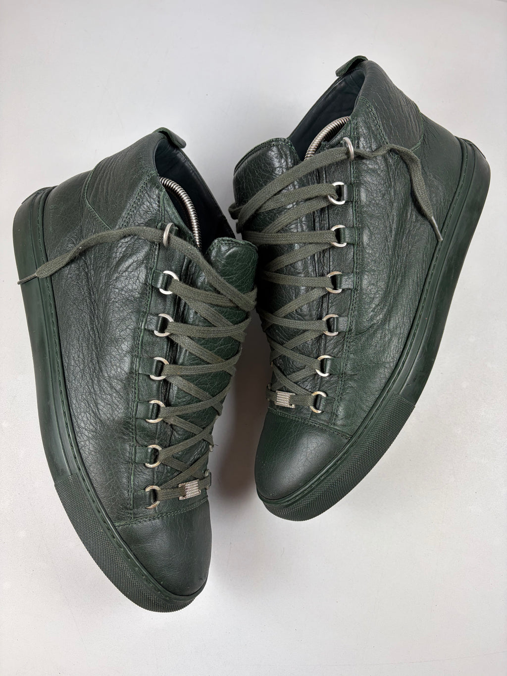 Balenciaga arena high tops - eu 46 / us 13 / uk 12 - dark green