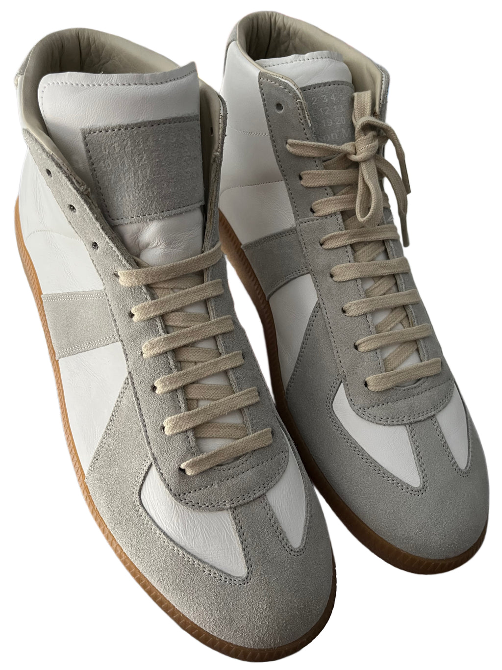 Maison Margiela high top gats - Eu 45 - white