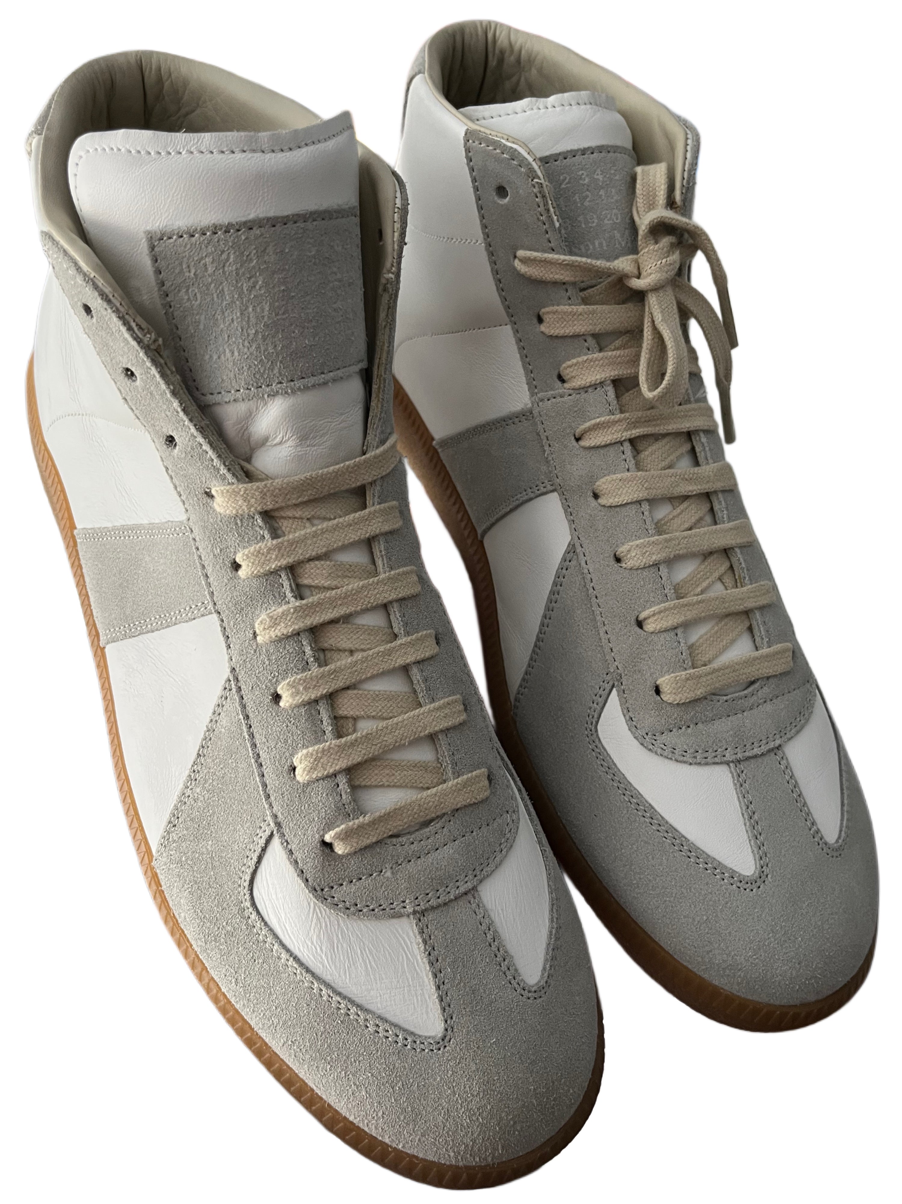 Maison Margiela high top gats - Eu 45 - white