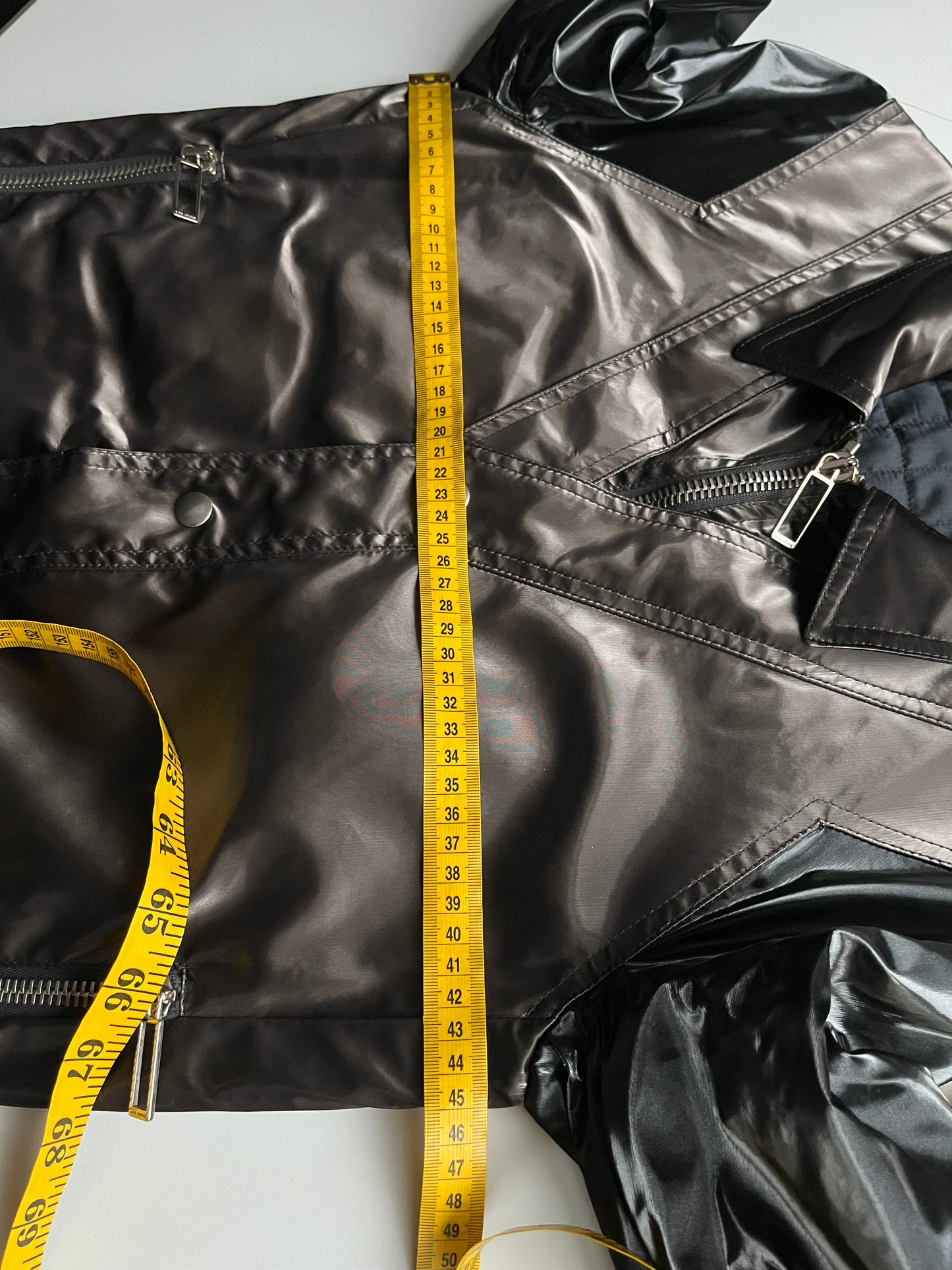 00’s DIOR liquid metal jacket - size XS/S - silver grey