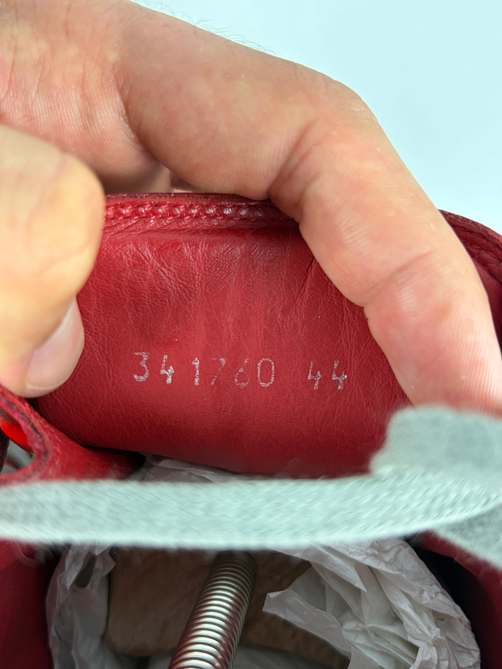 Balenciaga arena high tops - eu 44 / us 11 - red