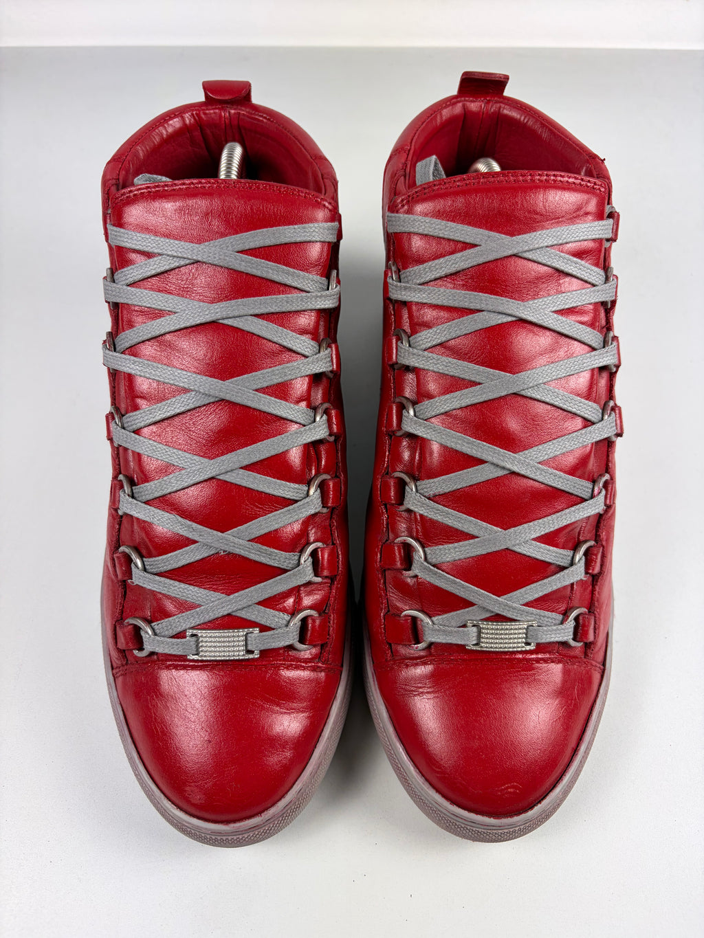 Balenciaga arena high tops - eu 41 / us 8 - red