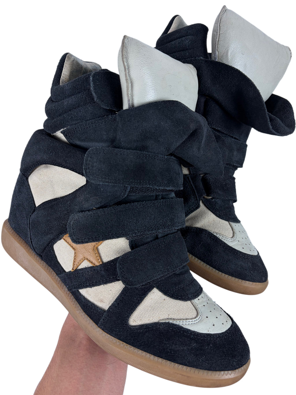ISABEL MARANT Bekett ‘Star’ wedge sneakers - eu 40