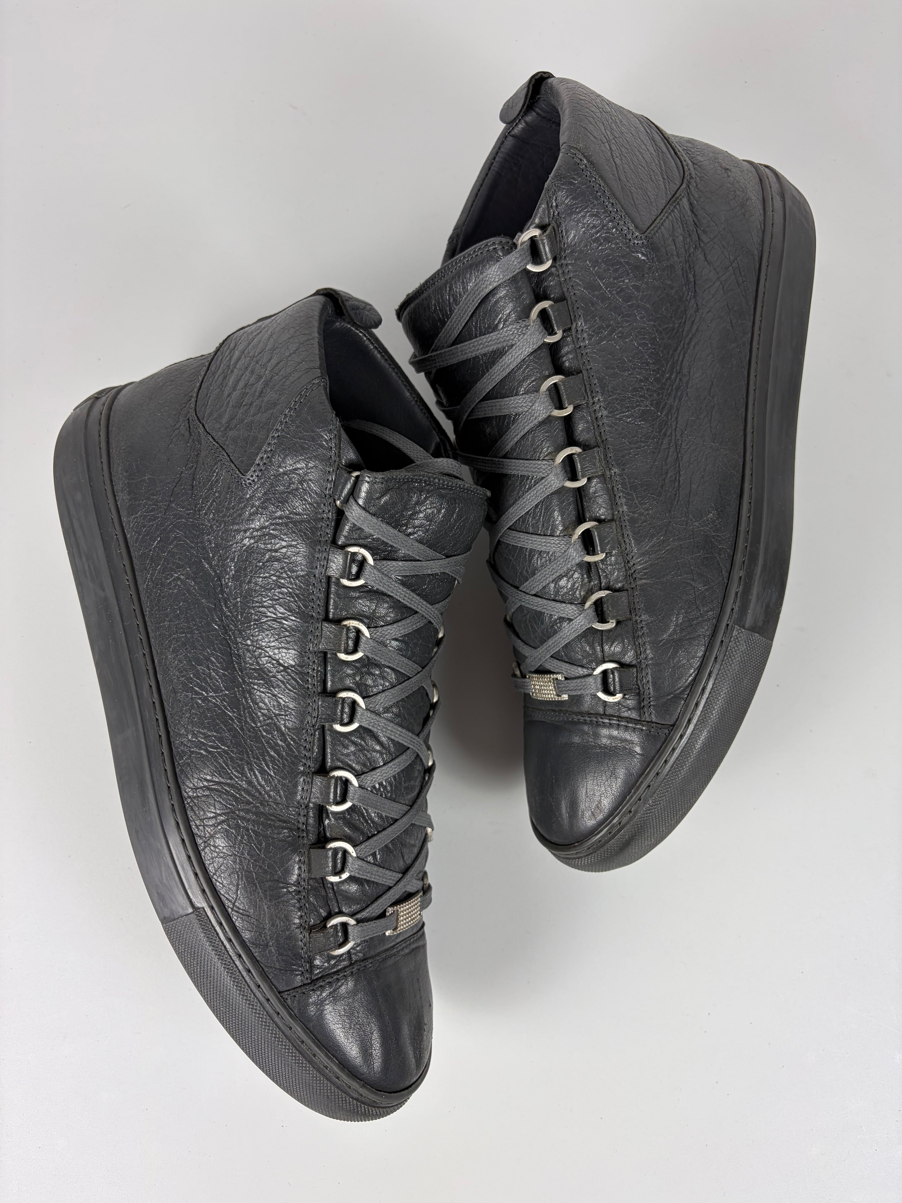 Balenciaga arena high tops - eu 44 - dark grey