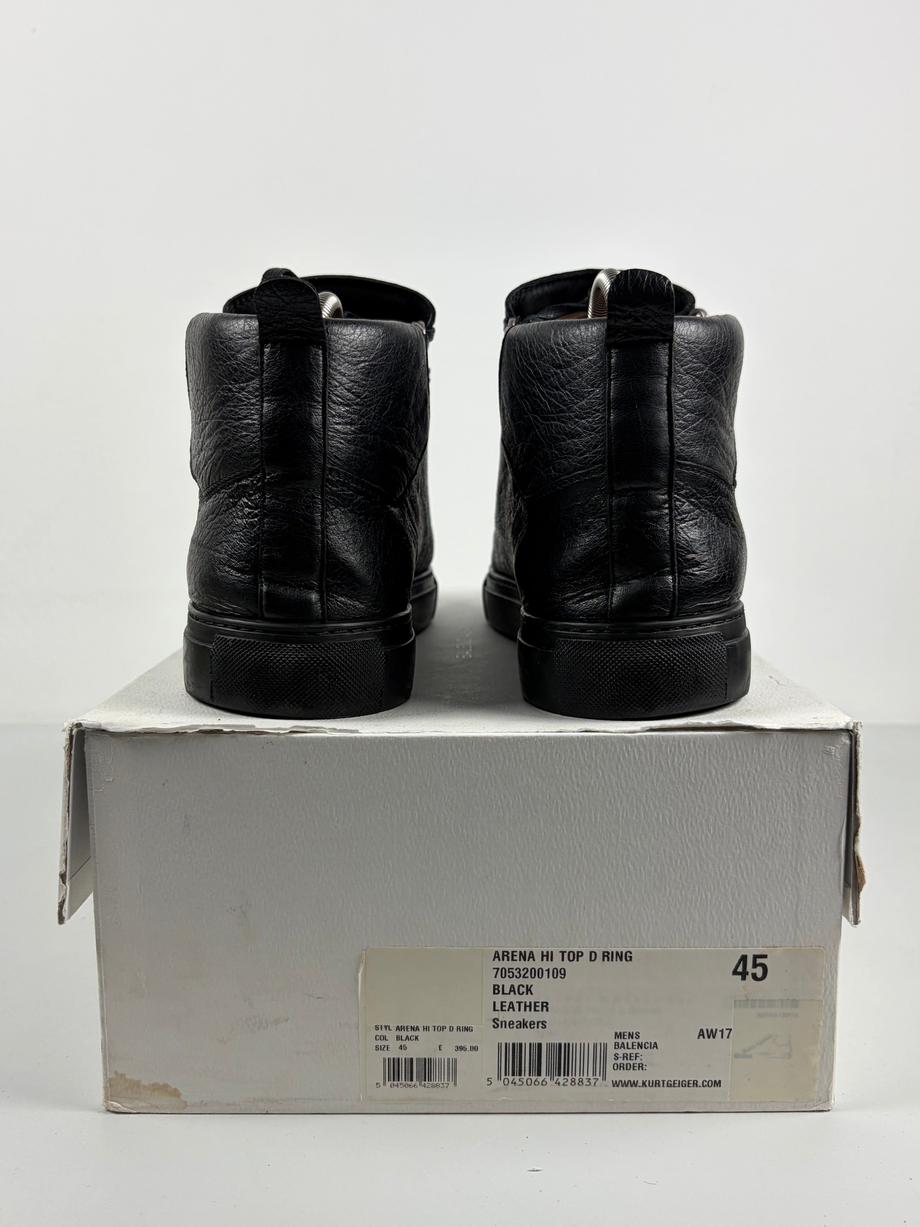 Balenciaga arena high tops - eu 45 / us 12 - black