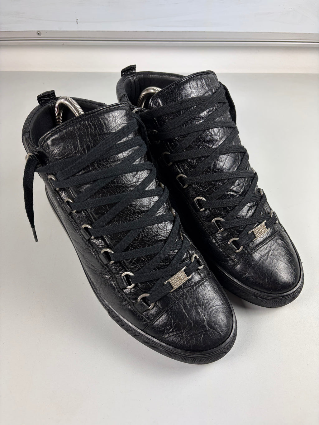 Balenciaga arena high tops - eu 42 / us 9 - black
