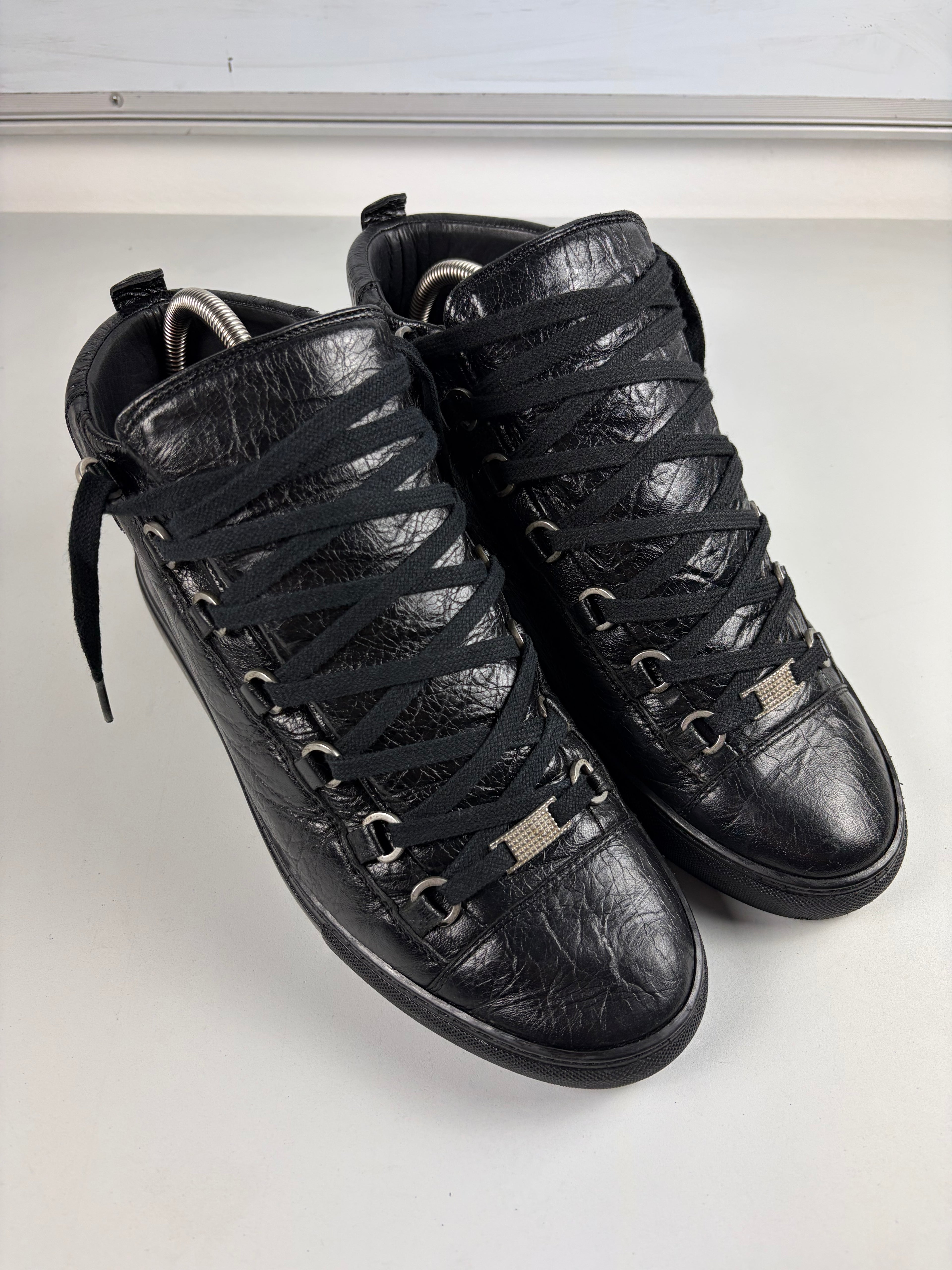 Balenciaga arena high tops - eu 42 / us 9 - black