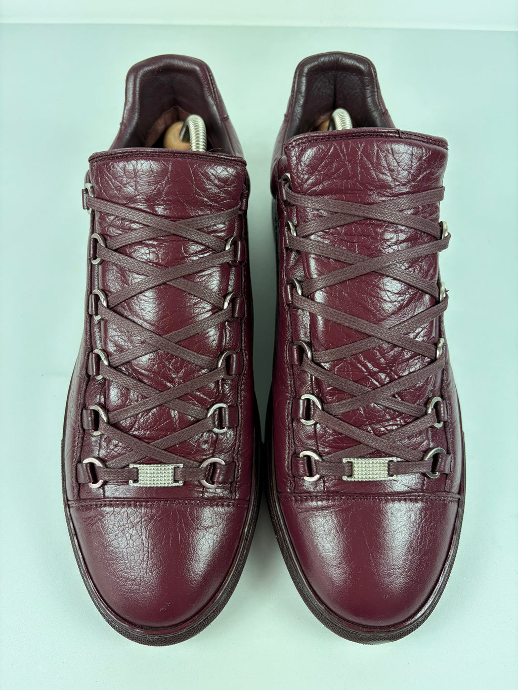 Balenciaga arena low - eu44/us11 - burgundy