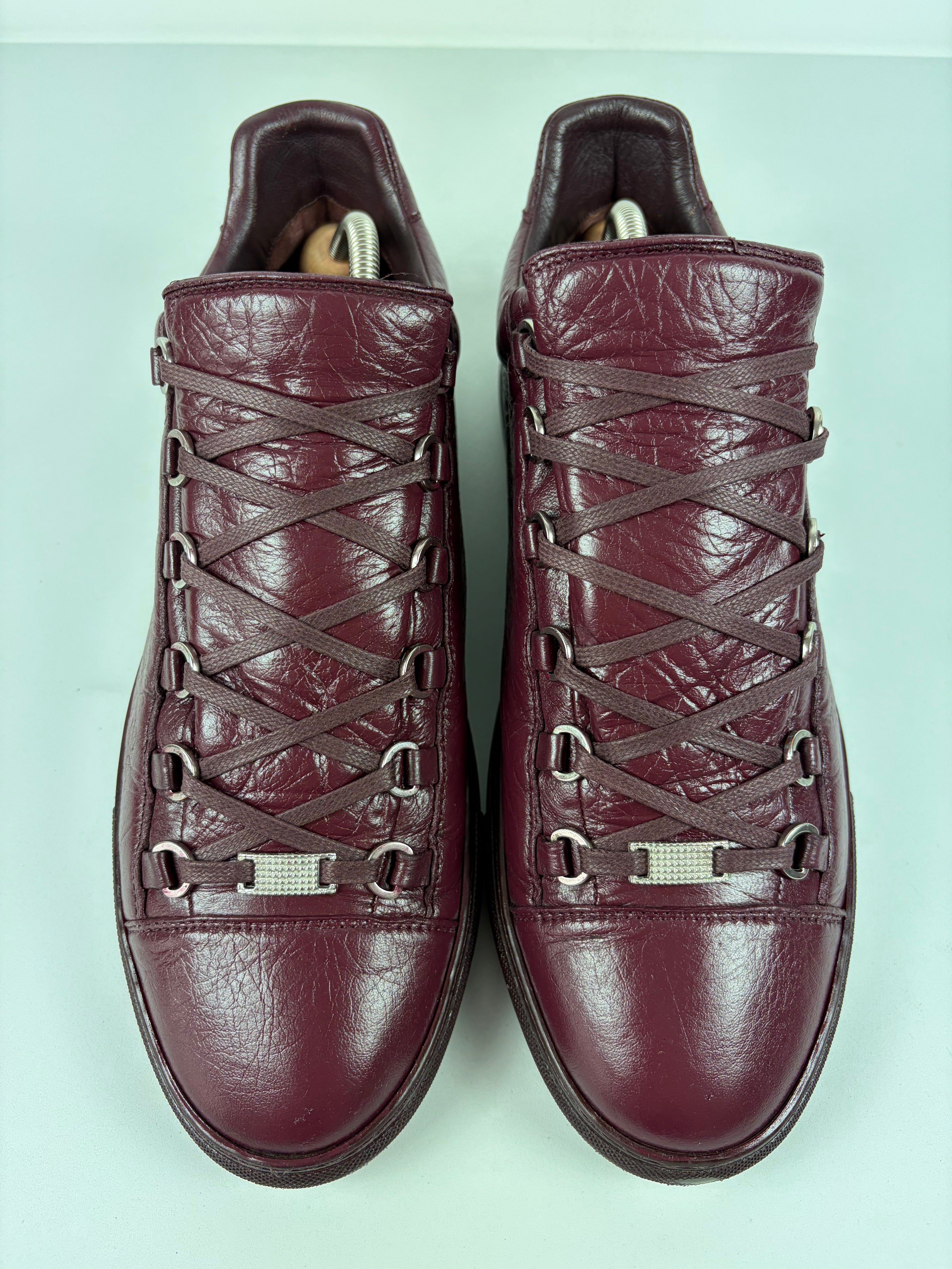 Balenciaga arena low - eu44/us11 - burgundy