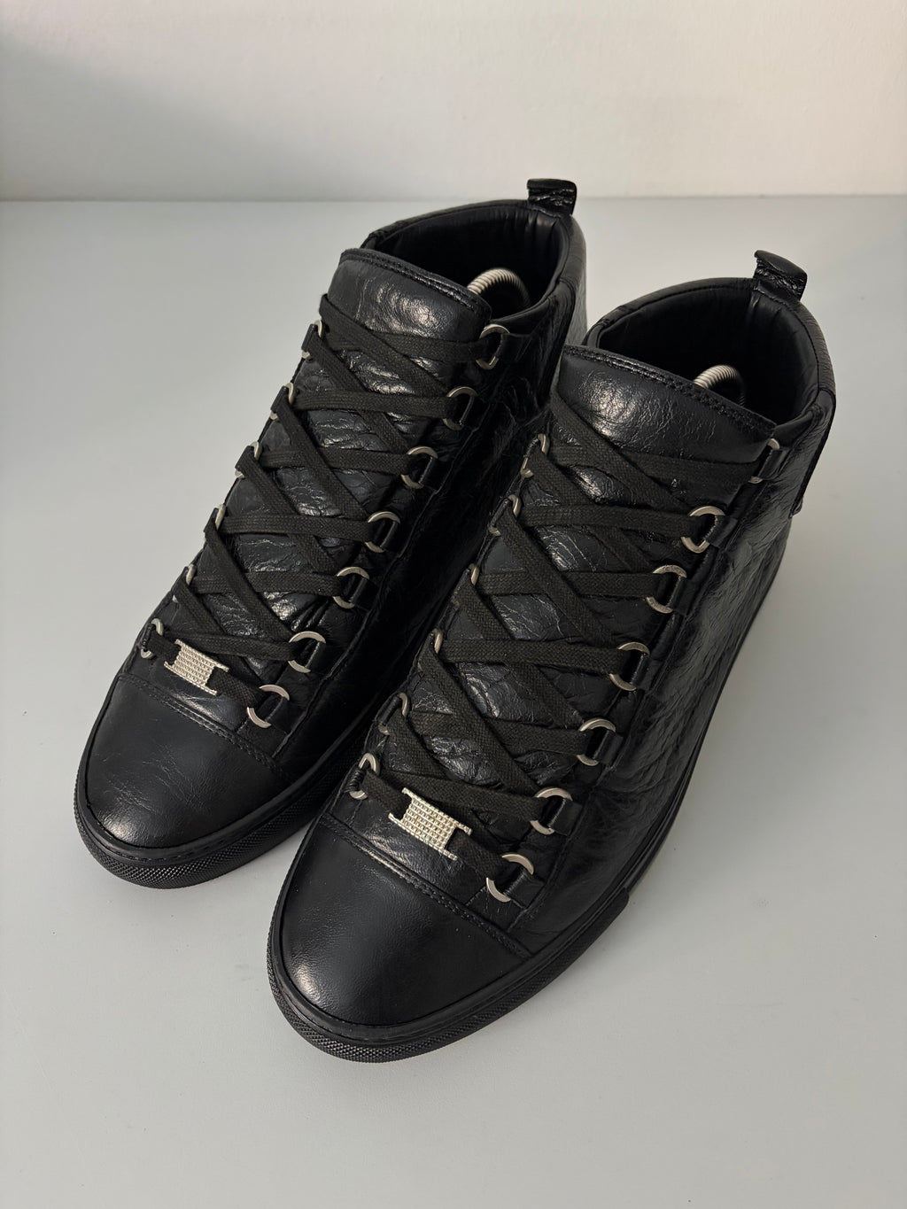 Balenciaga arena black high tops - eu 41 - black