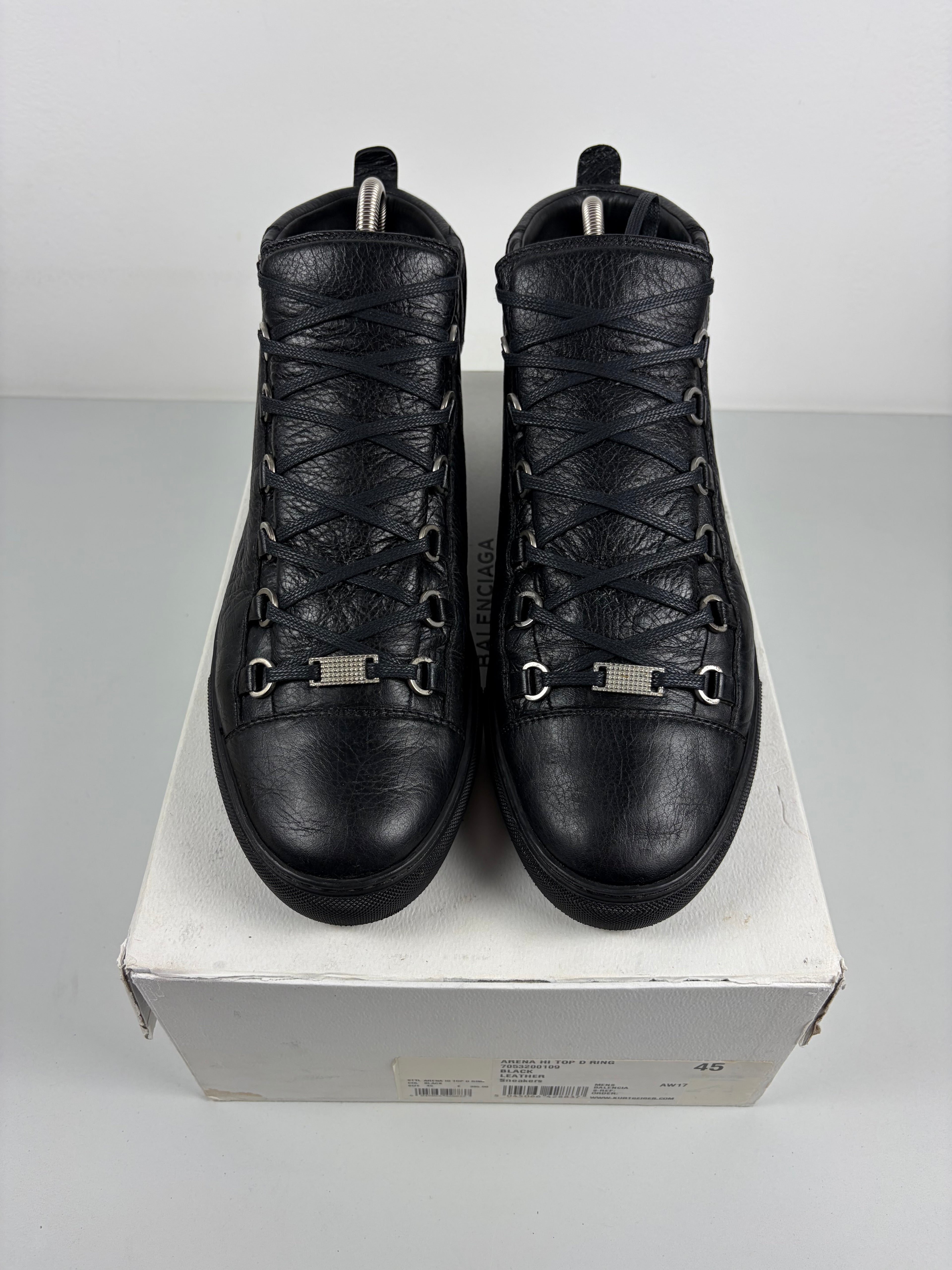 Balenciaga arena high tops - eu 45 / us 12 - black