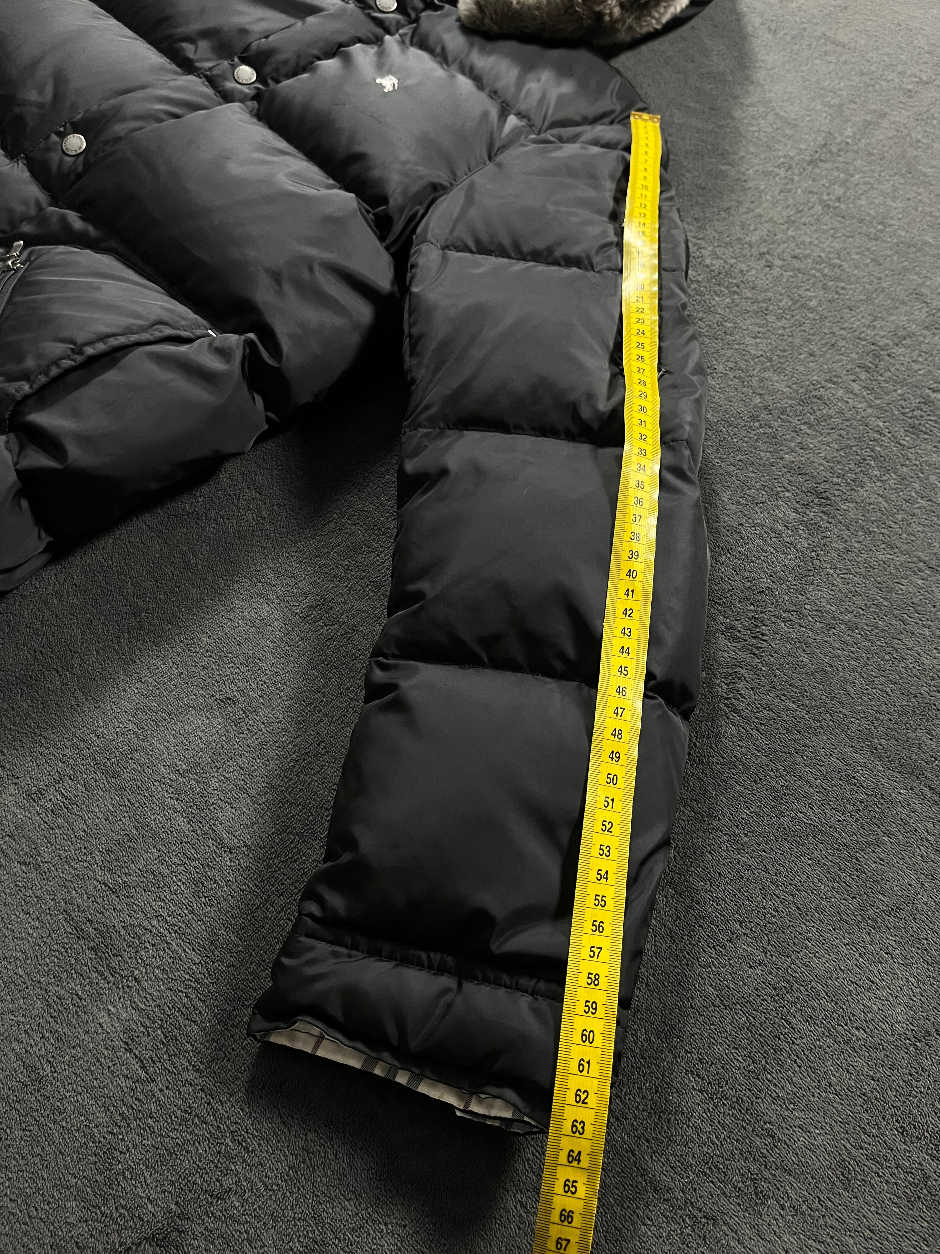 00’s BURBERRY made in Japan real fur down jacket (L)