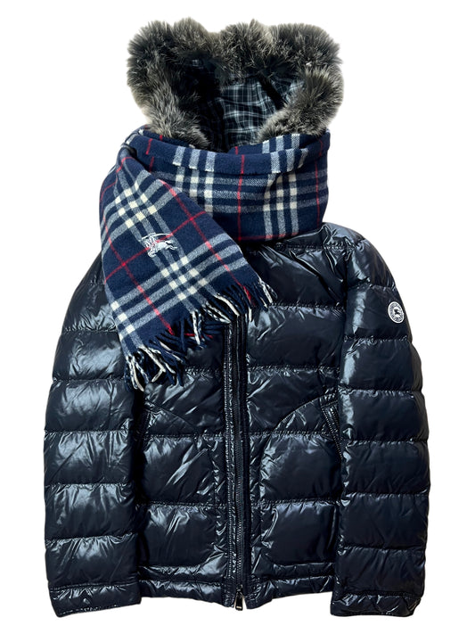 00’s BURBERRY made in Japan 2 in 1 down jacket (L/LL) - black